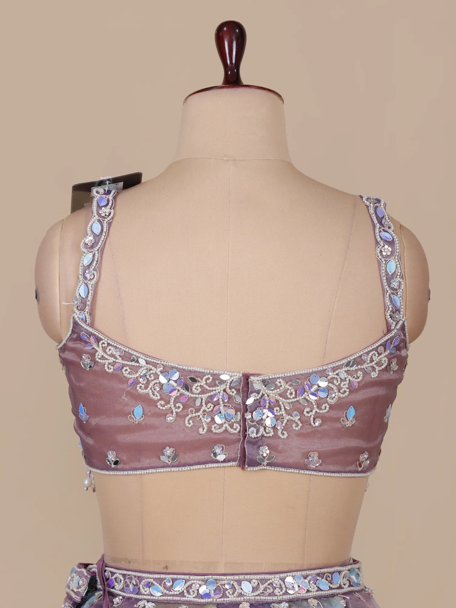 Rangrez Jashn Pearl Moti Tissue Lehenga – Mehfil Luxe