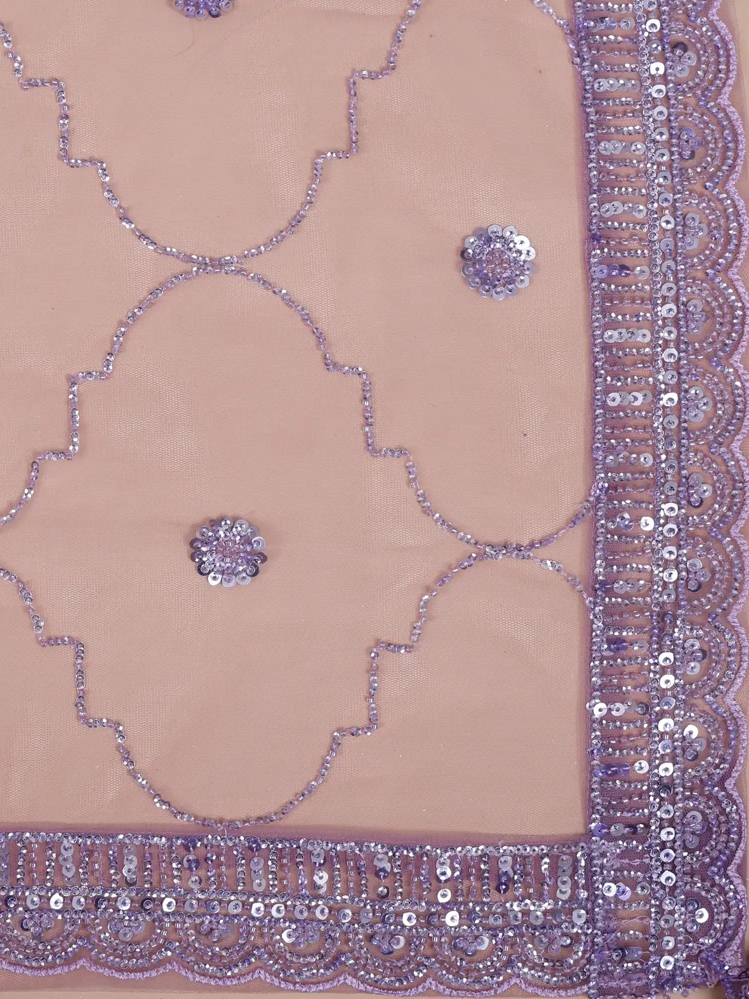 Buy Beautiful Lavender Lehenga With Beads Work For Wedding Functions