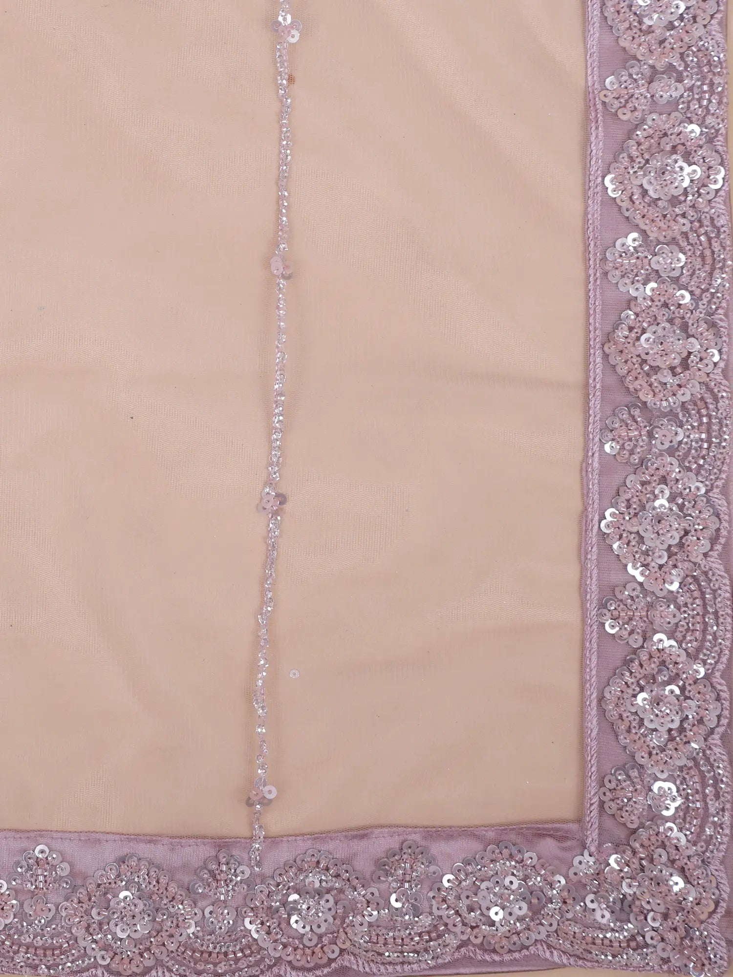 Celebrity Style Lavender Fishcut Lehenga Choli With Beads Work