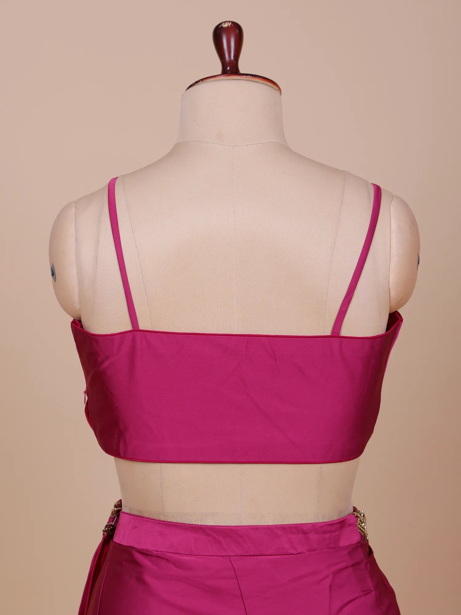 Buy Designer Pink Indo Western Pre-Draped Saree With Premium Embroidery Work Online