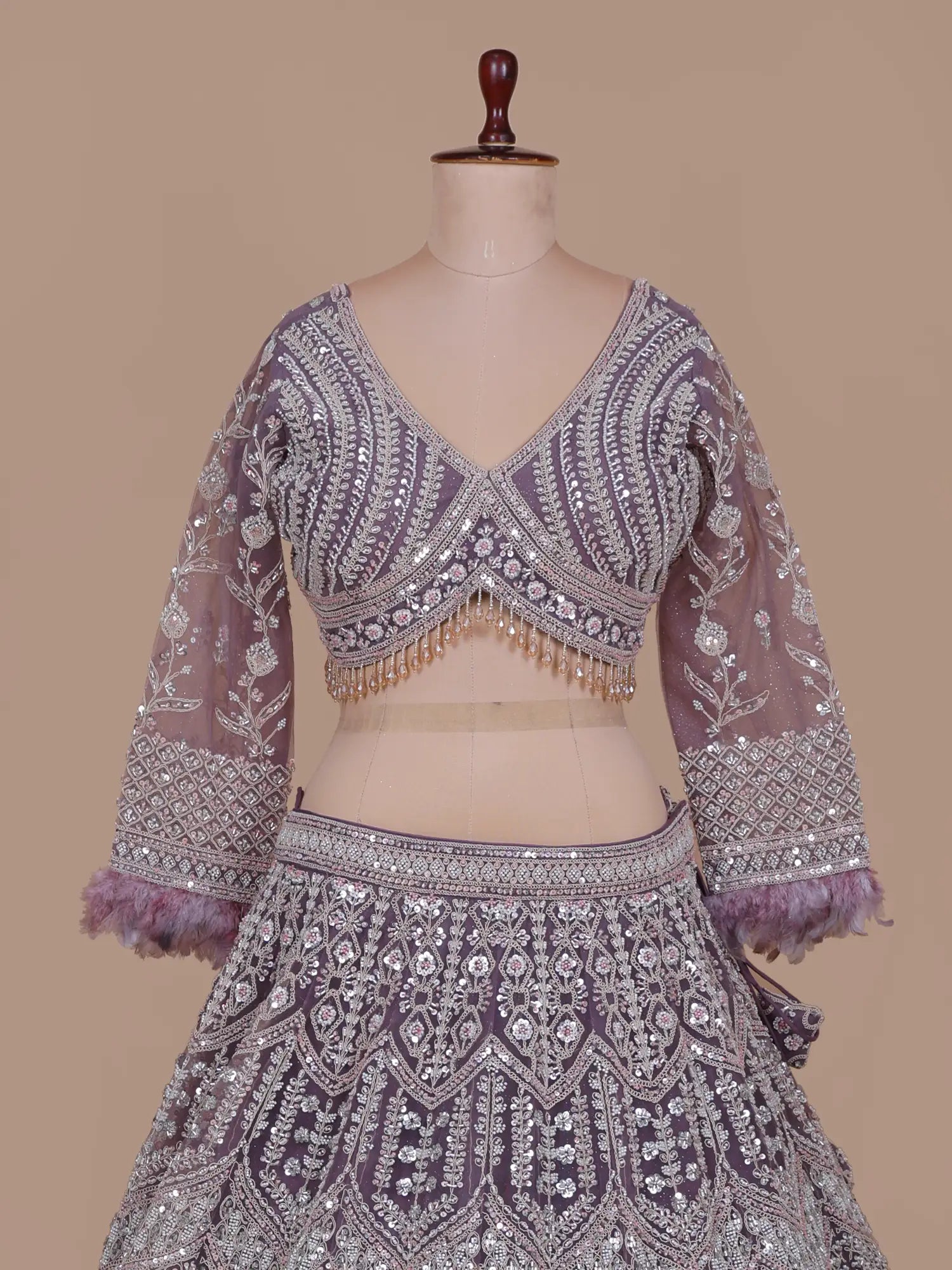 Onion Pink Royal Couture Lehenga Styled for Luxury Celebrations