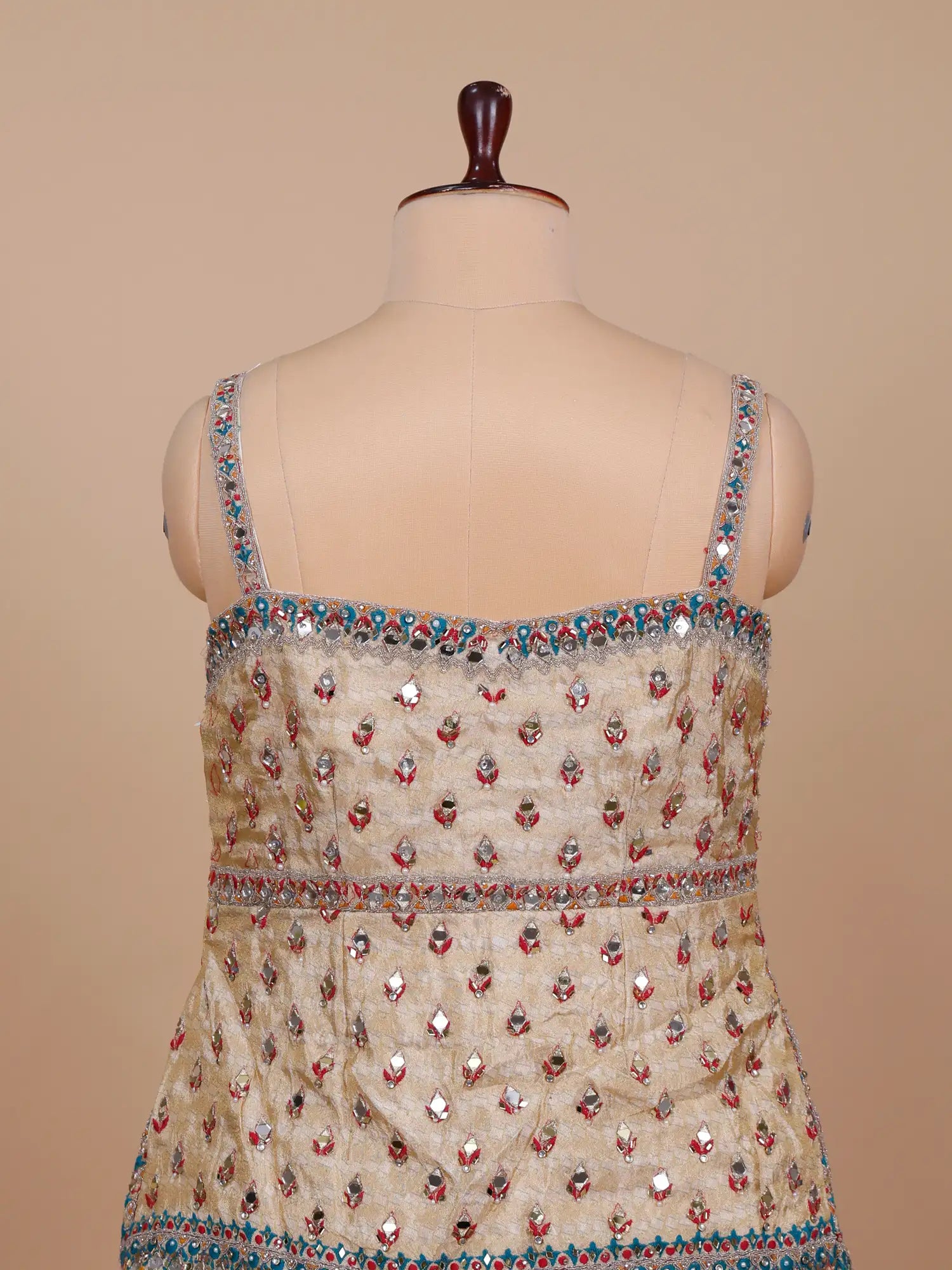Eye Catching Bollywood Style Multi Silk Peplum Lehenga