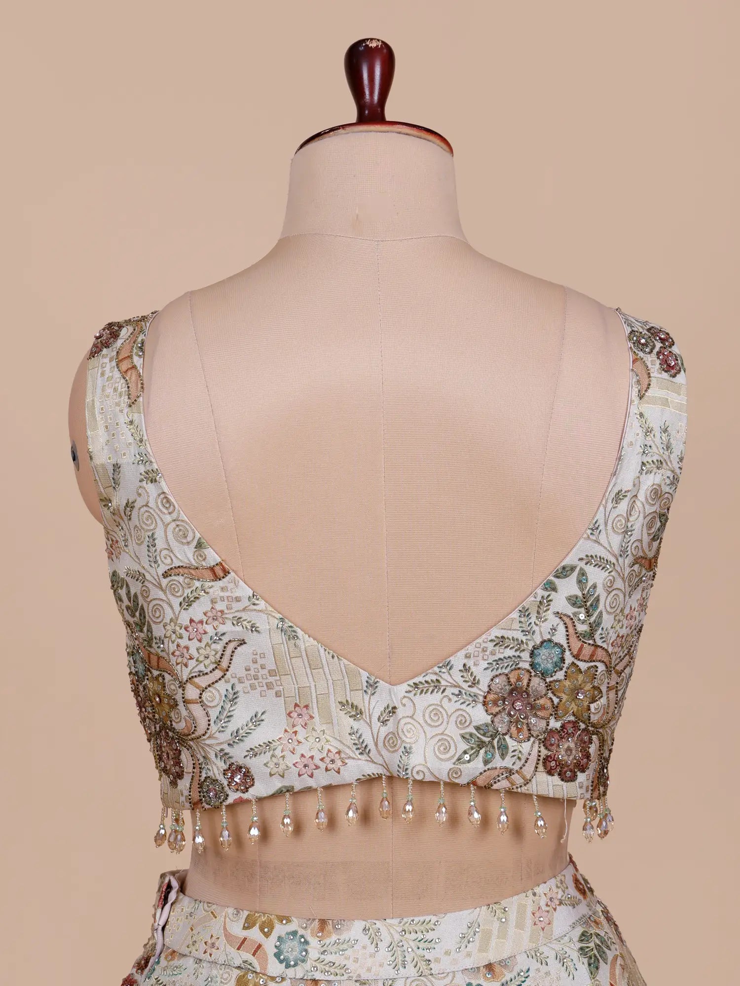 Buy Exclusive Ivory Shimmer Silk Lehenga Choli For Party Wear And Special Occasions