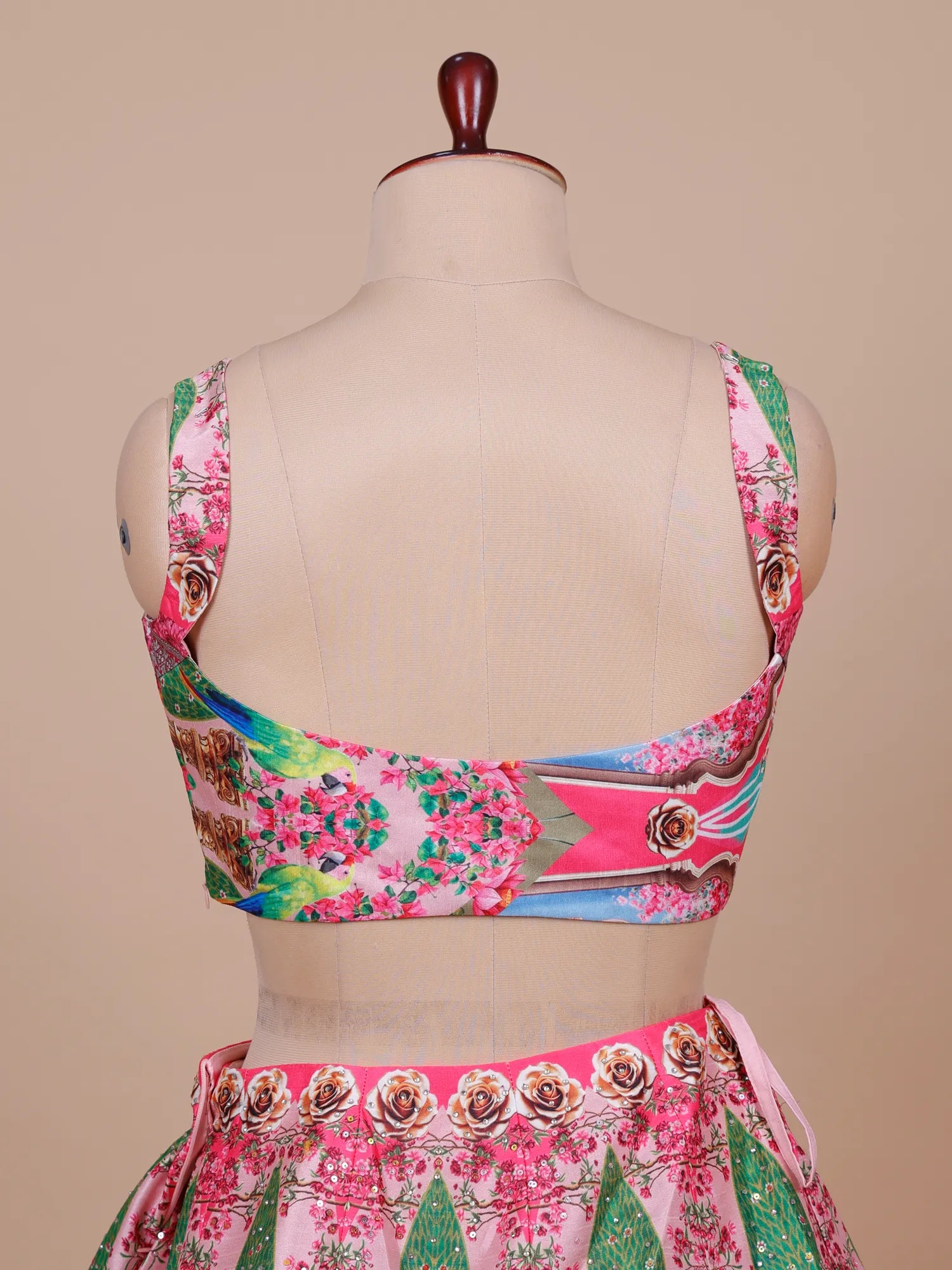 Shop Luxury Banarasi Silk Printed Lehenga Choli For Weddings And Grand Celebrations