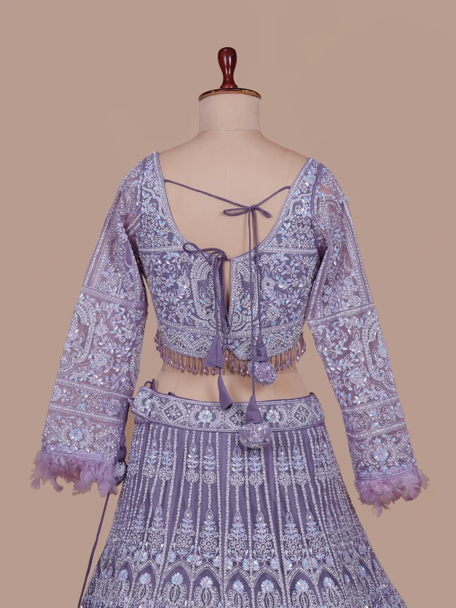 Buy Classic Purple Couture Lehenga Designed for Modern Elegance