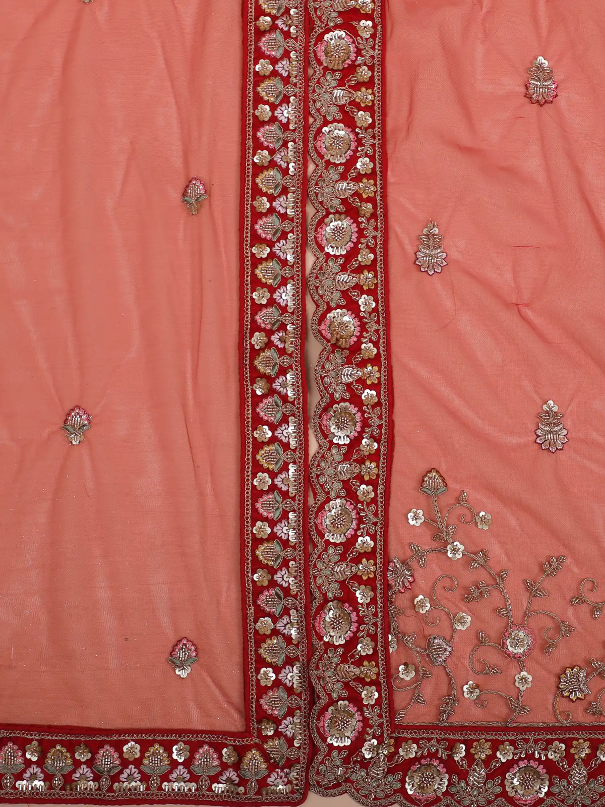 Majestic Red Silk Bridal Lehenga with Royal Elephants and Multithread  Palace Embroidery
