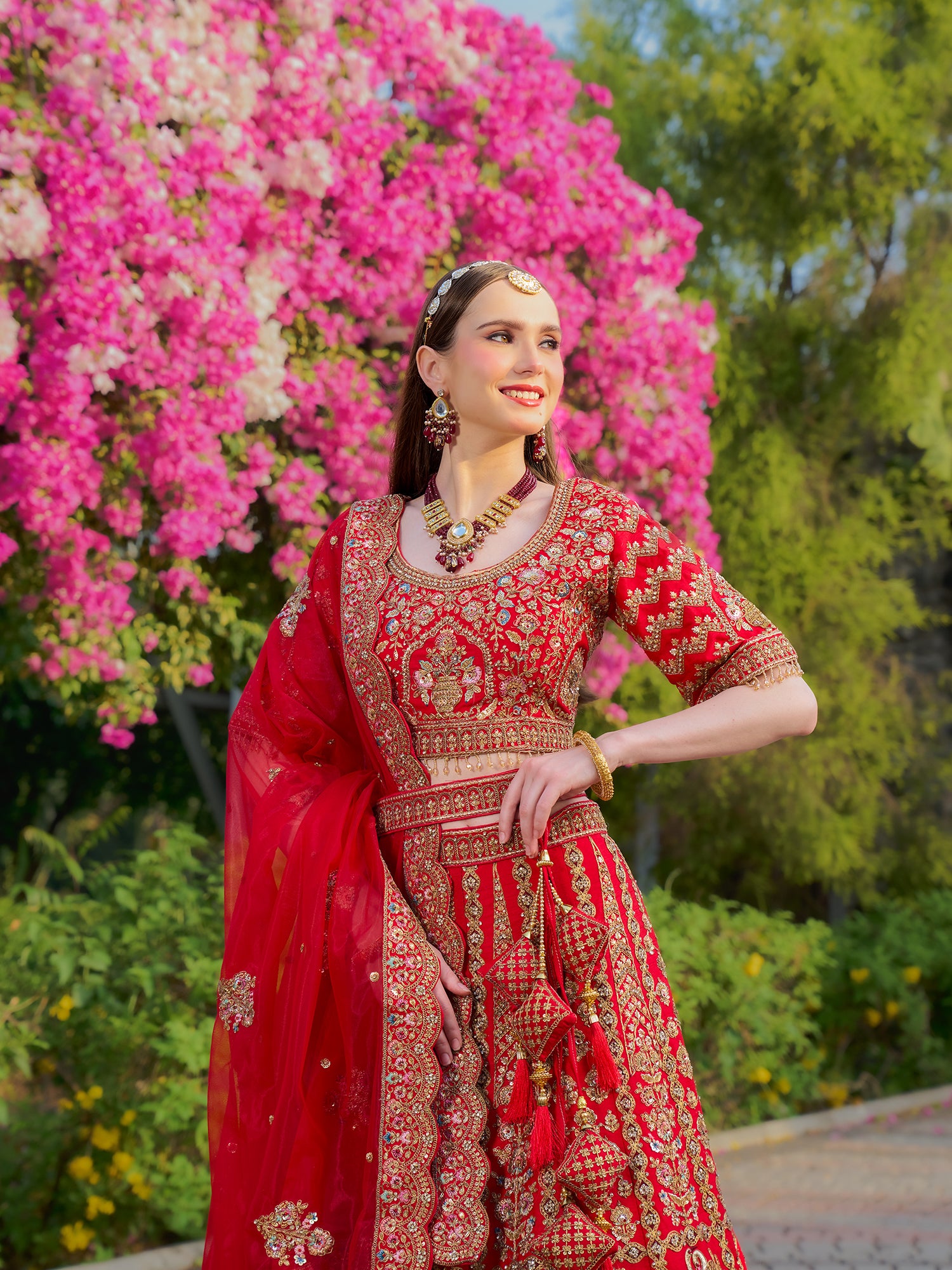 Royal Silk Handwork Lehenga Choli With Dupatta