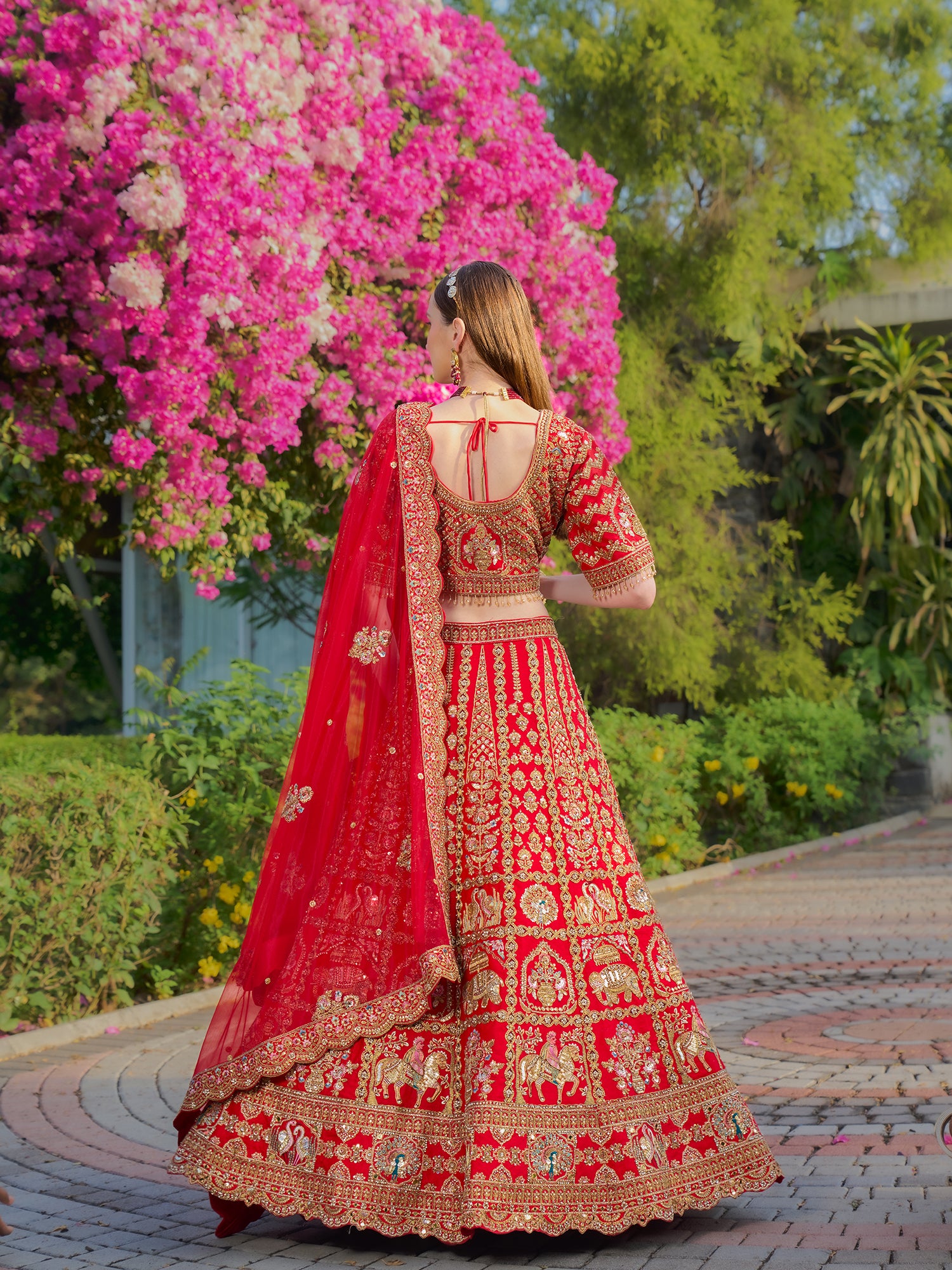 Royal Silk Handwork Lehenga Choli With Dupatta