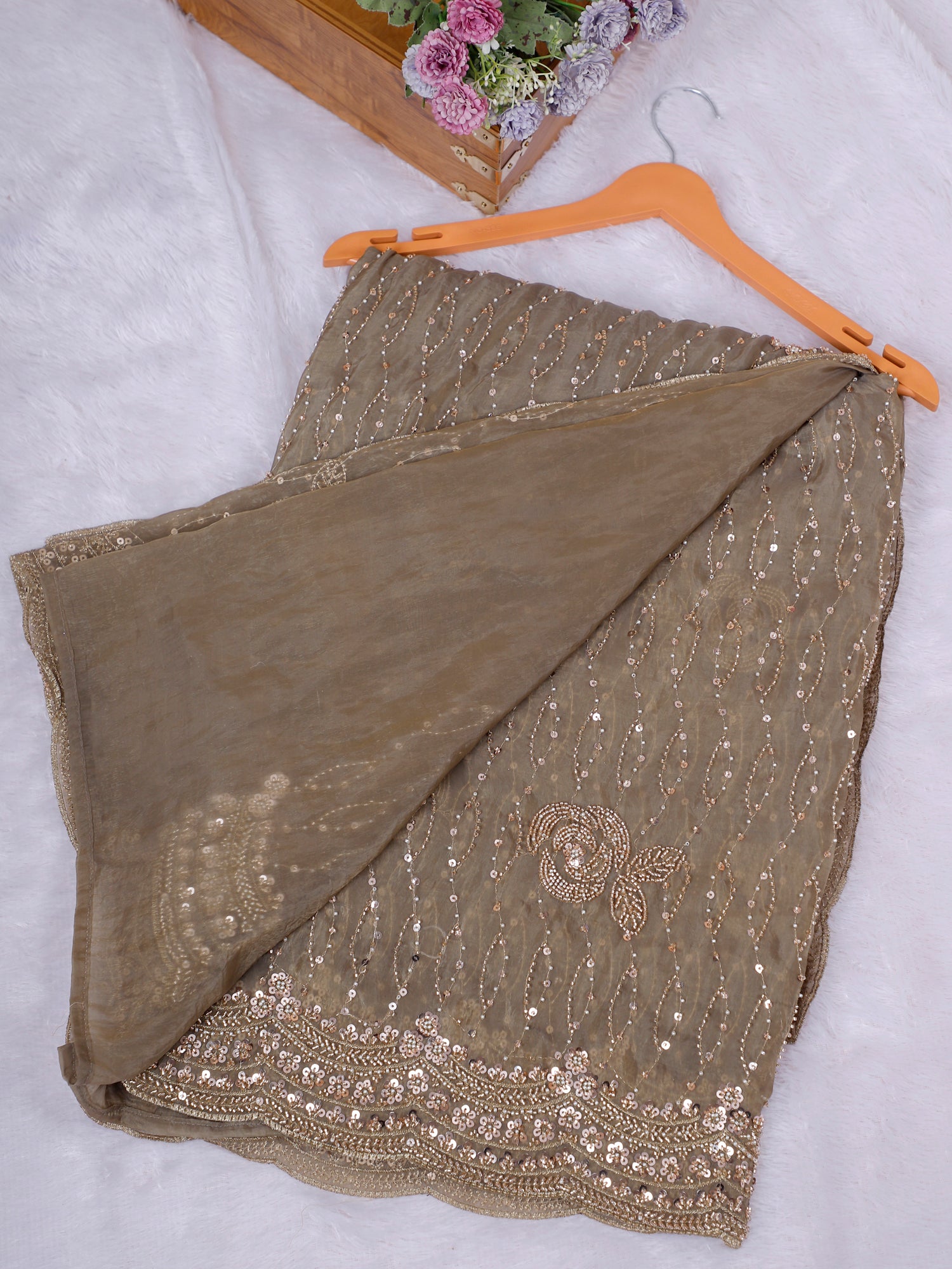 Noor-E-Moti Elegance Net Saree Collection - 3 Gorgeous Colors