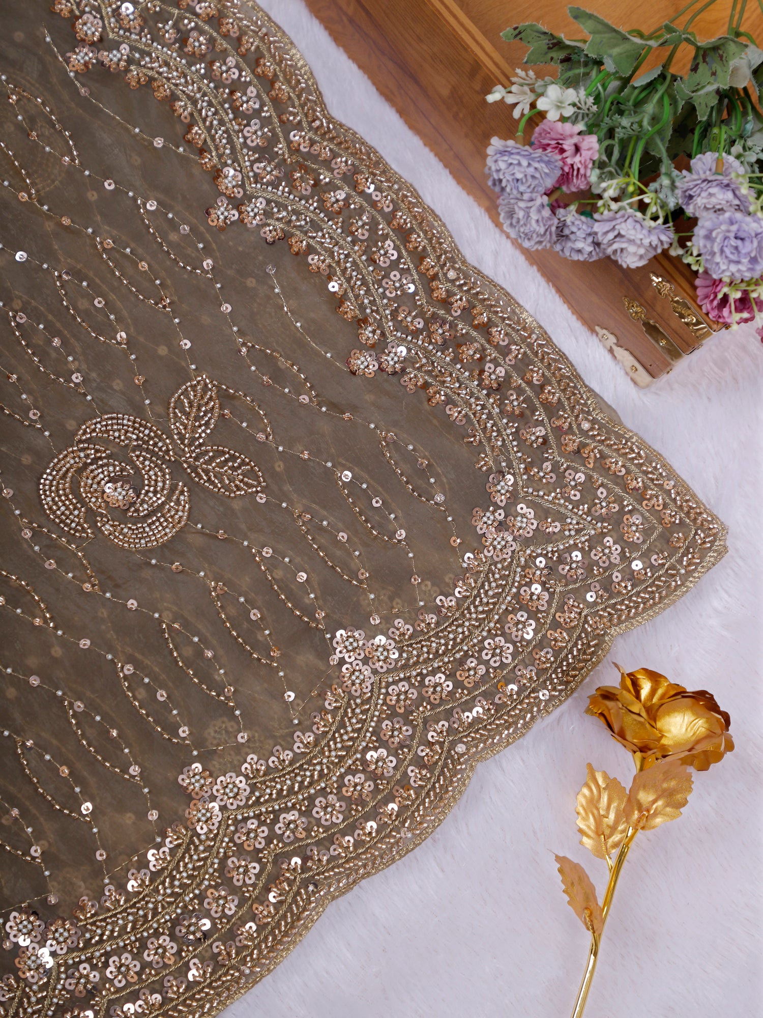 Noor-E-Moti Elegance Net Saree Collection - 3 Gorgeous Colors