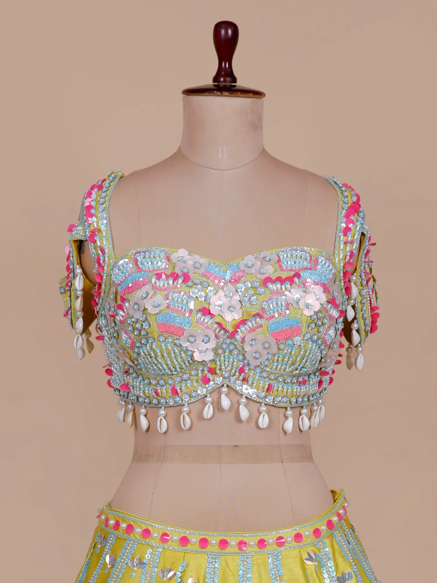 Shop Yellow PDP-Inspired Designer Silk Lehenga Crafted for Style