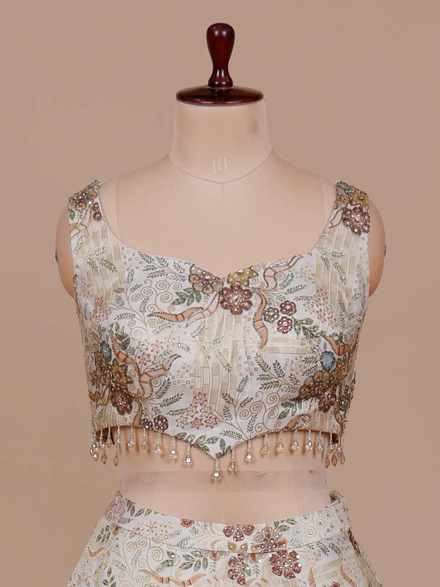 Buy Exclusive Ivory Shimmer Silk Lehenga Choli For Party Wear And Special Occasions