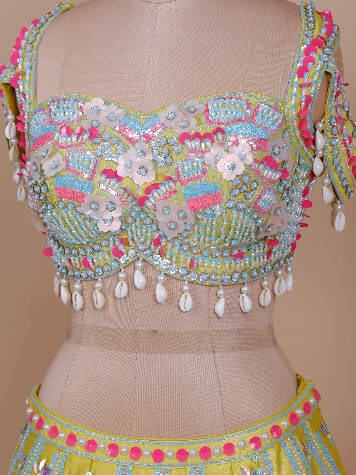 Shop Yellow PDP-Inspired Designer Silk Lehenga Crafted for Style