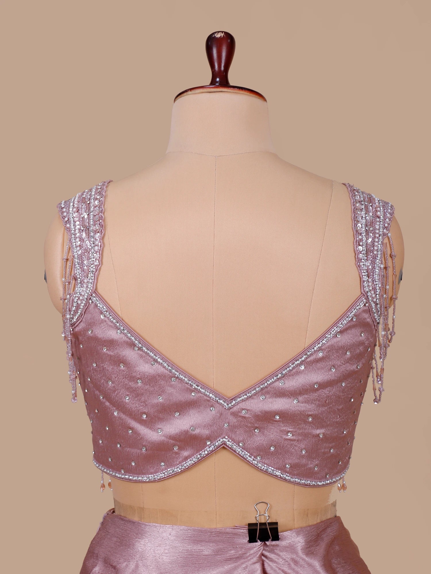 Latest dusty rose designer Silk Saree For Womens