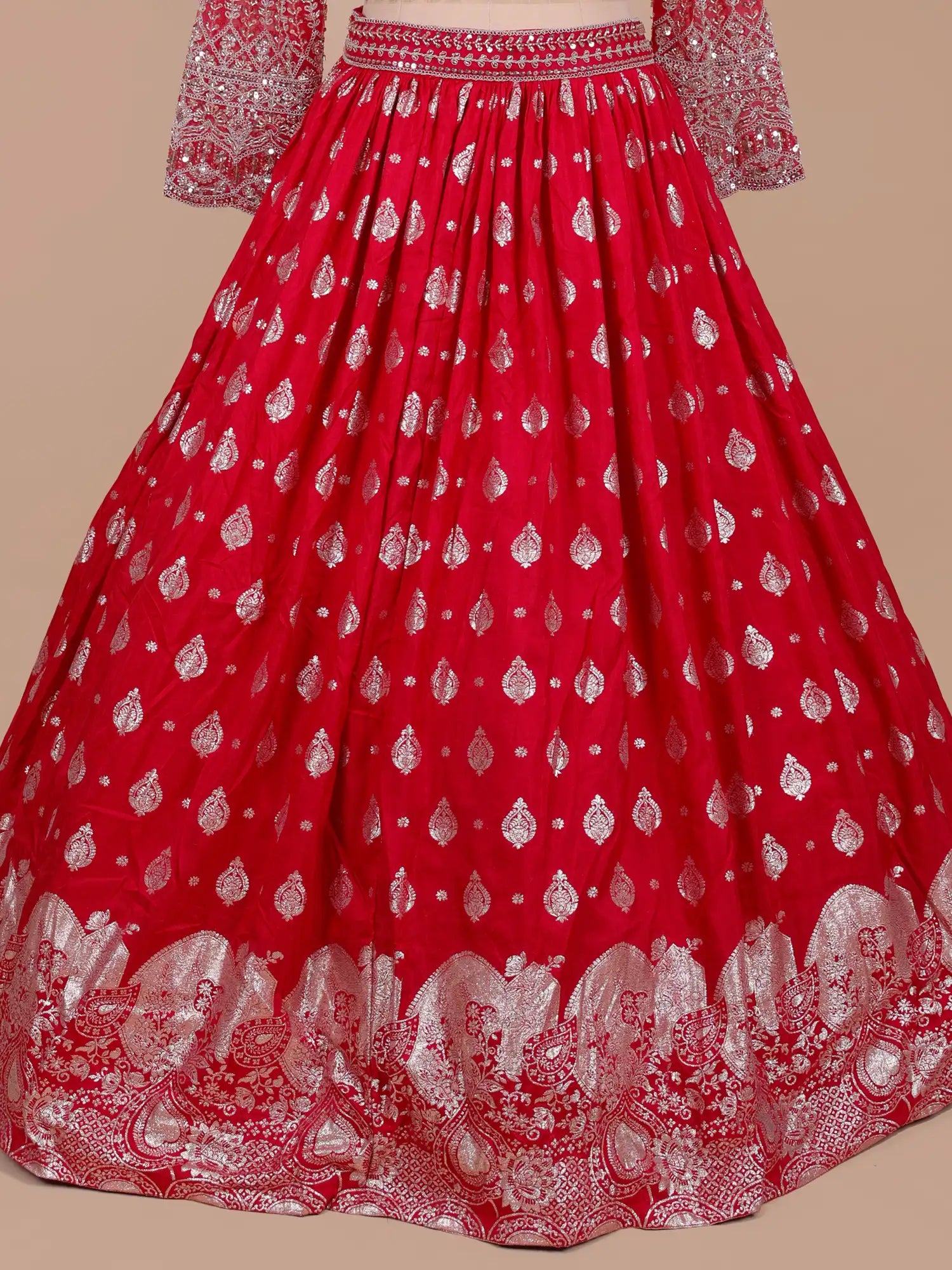 Premium Rani Silk Lehenga Choli With Designer Work