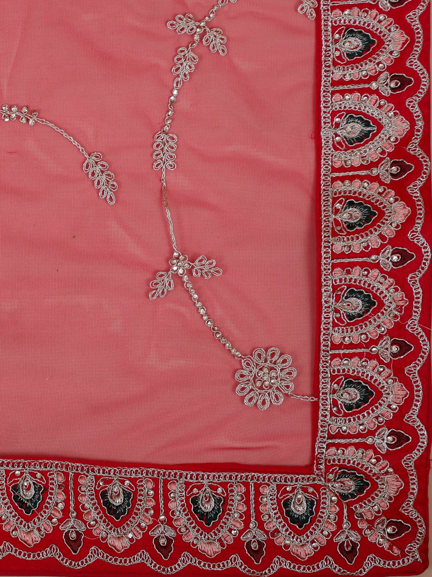 Shop Affordable Red Raw Silk Bridal Lehenga From Surat