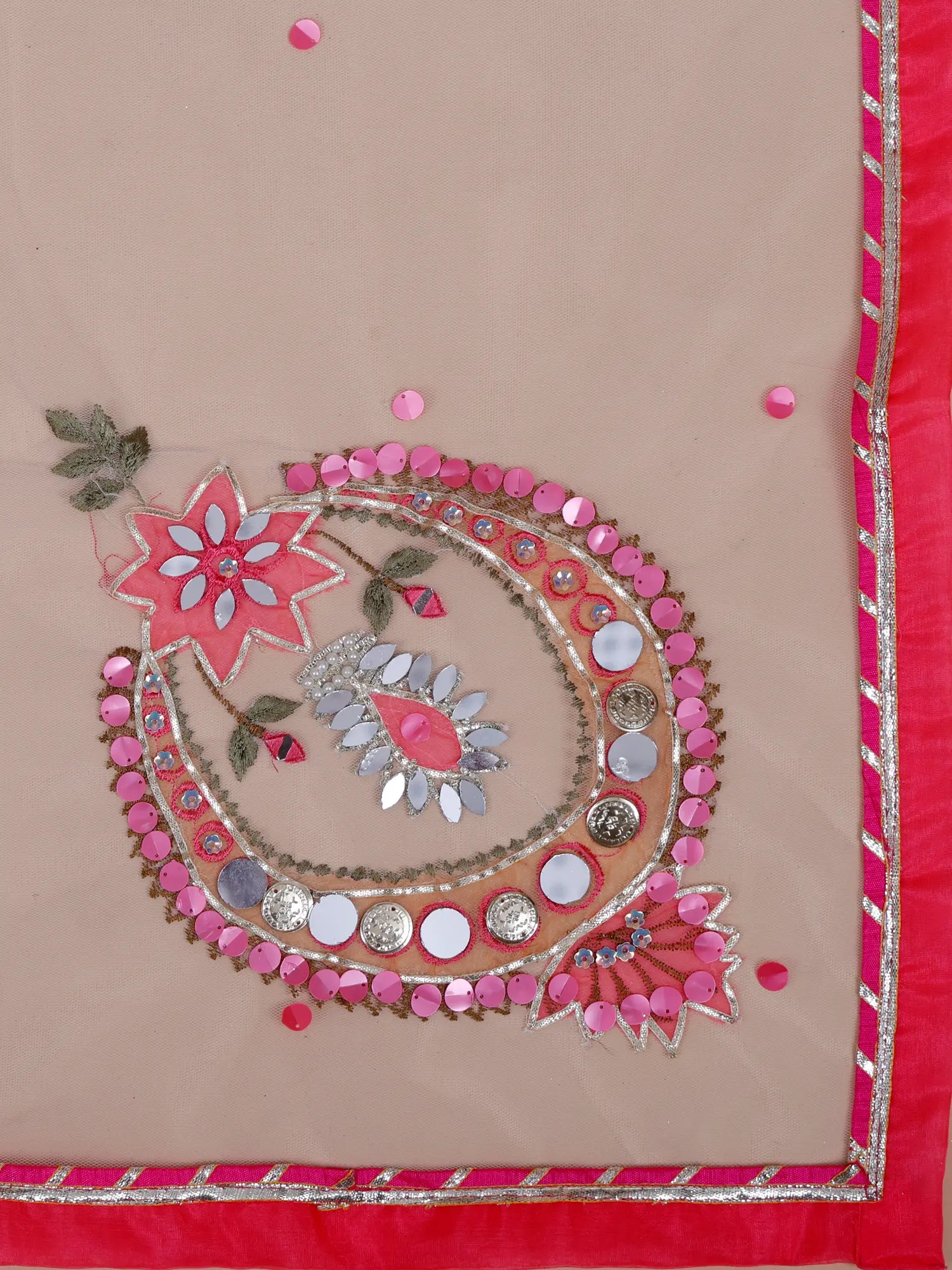 Pink White Luxe PDP-Inspired Designer Silk Lehenga Online