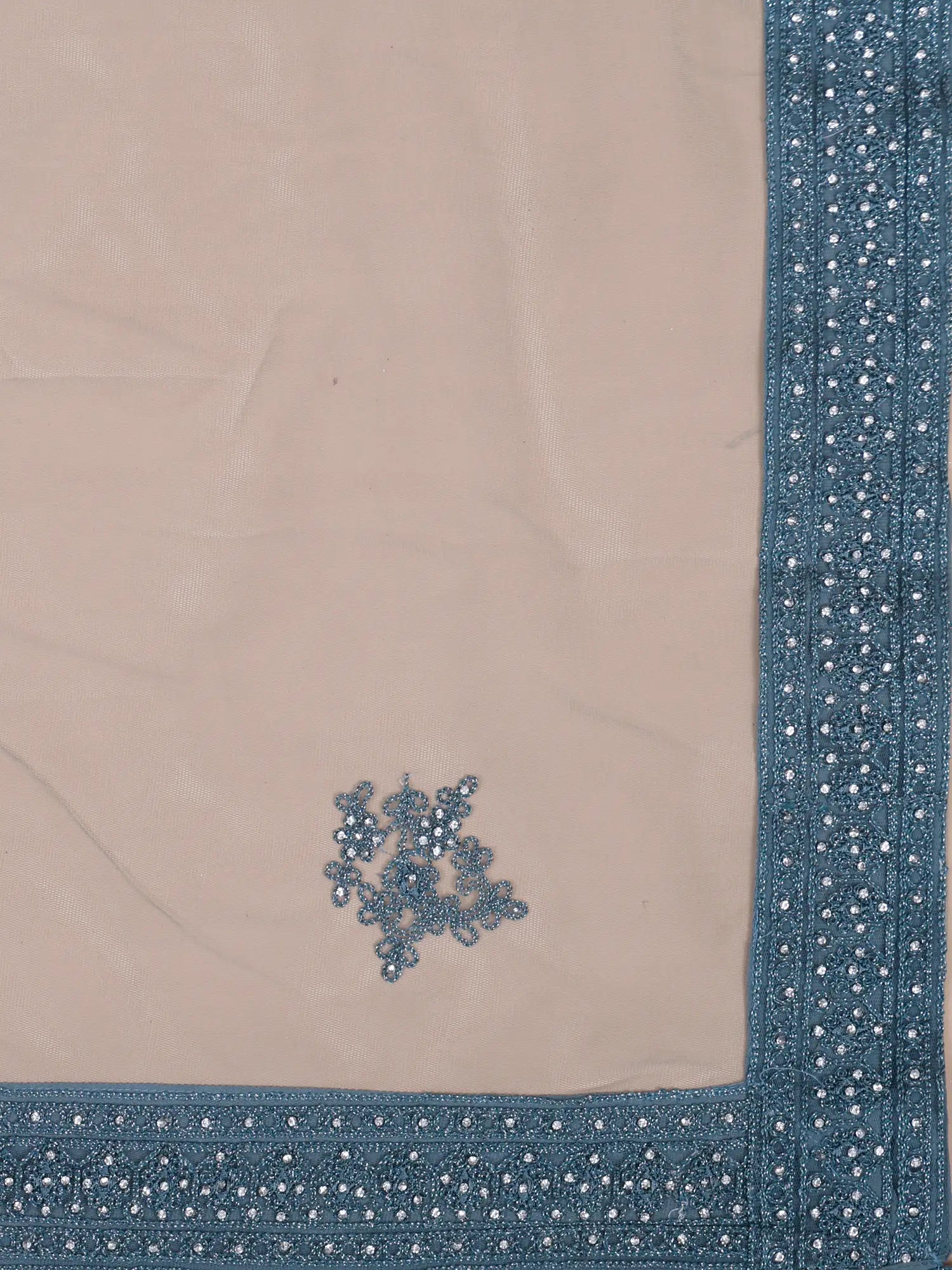 Shop Luxury Rama Blue Ethnic Gown With Elegant Detailing