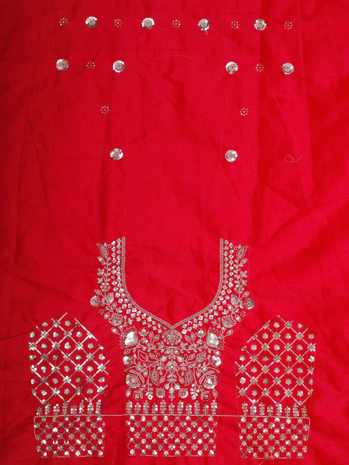 Rich Rani Silk Lehenga with Chandelier Sequin Embroidery