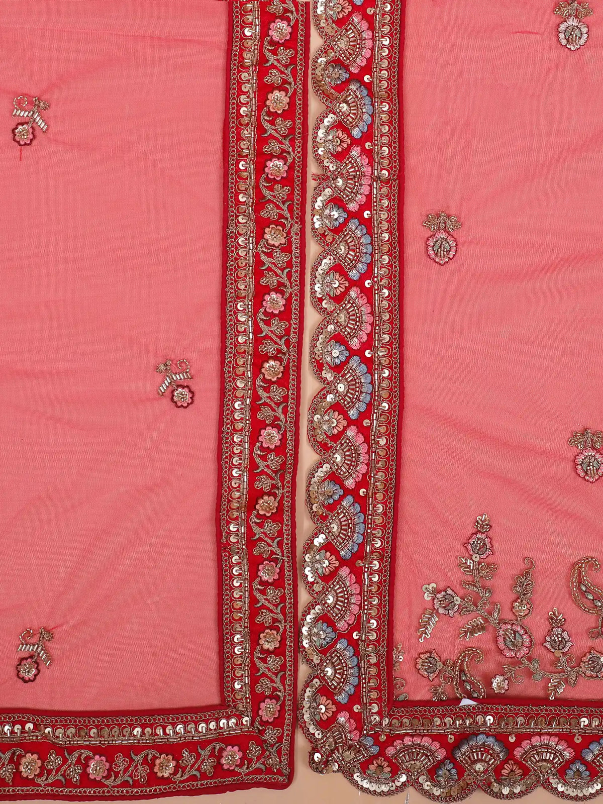 Grand Vivah Rani Pink Silk Bridal Lehenga Showcasing Wedding Scenes