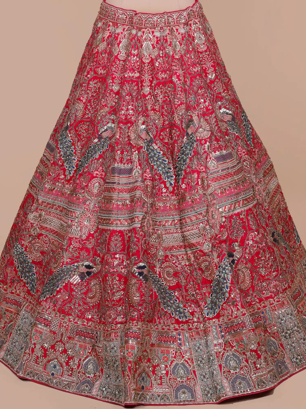Premium Rani Silk Designer Bridal Lehenga Wholesale Set