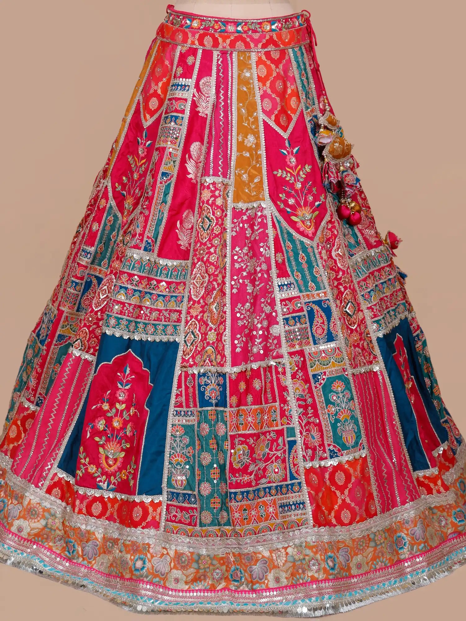 Buy Premium Multi Color Designer Lehenga Choli Crafted In Royal Style