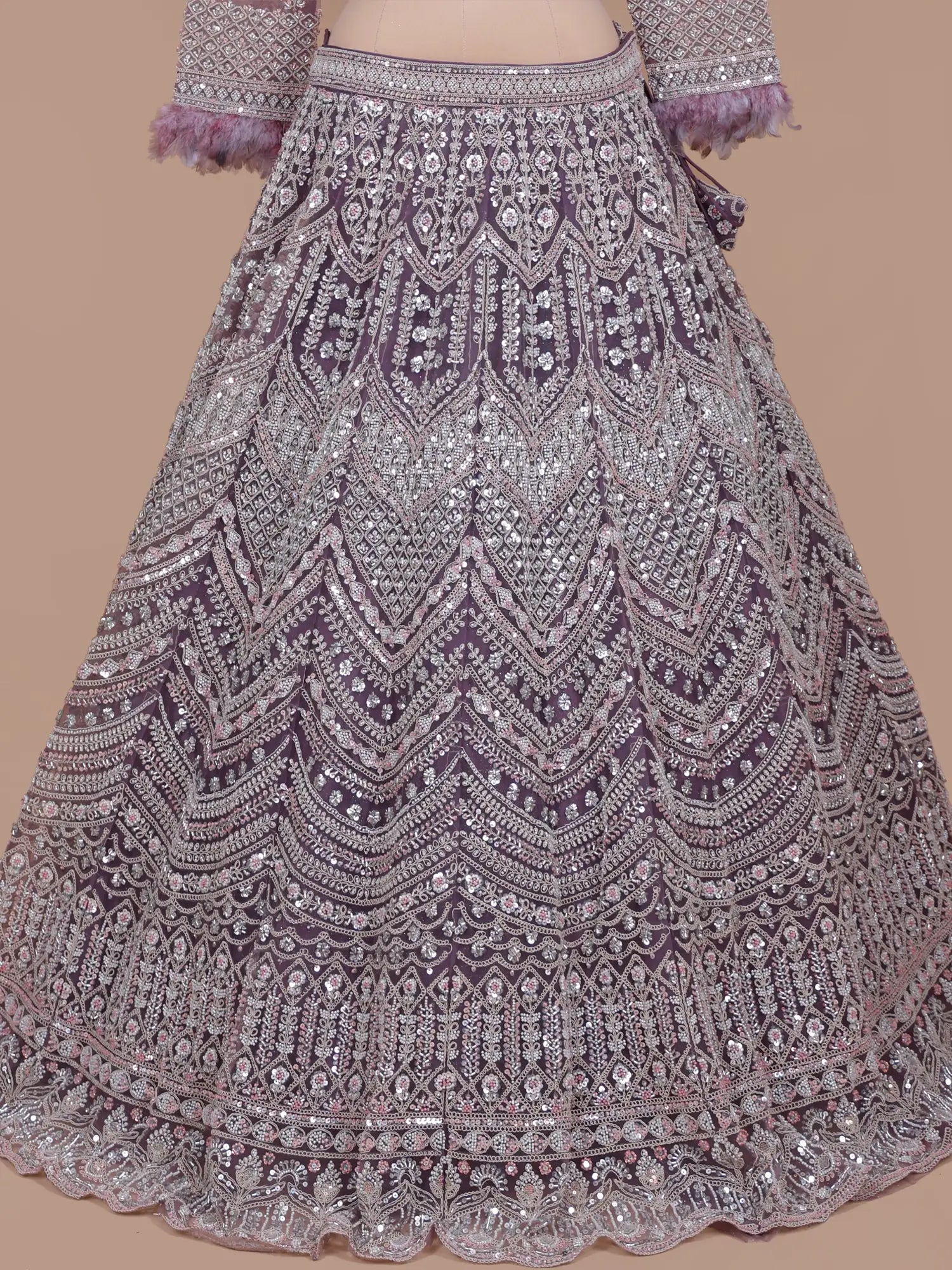 Onion Pink Royal Couture Lehenga Styled for Luxury Celebrations