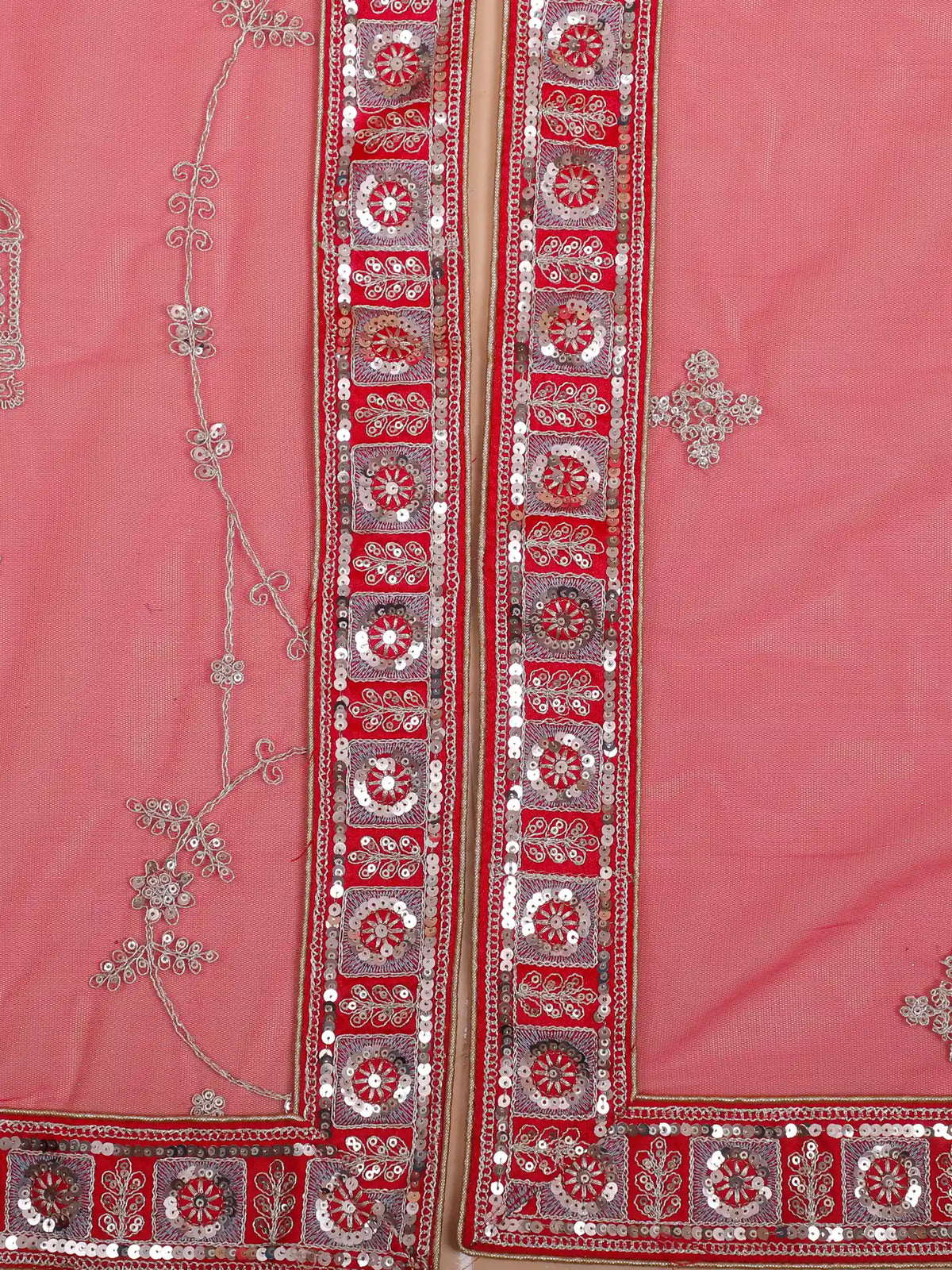 Rich Rani Silk Lehenga with Chandelier Sequin Embroidery