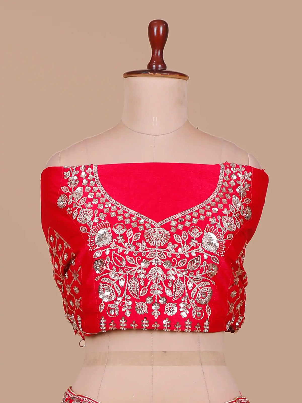 Rich Rani Silk Lehenga with Chandelier Sequin Embroidery