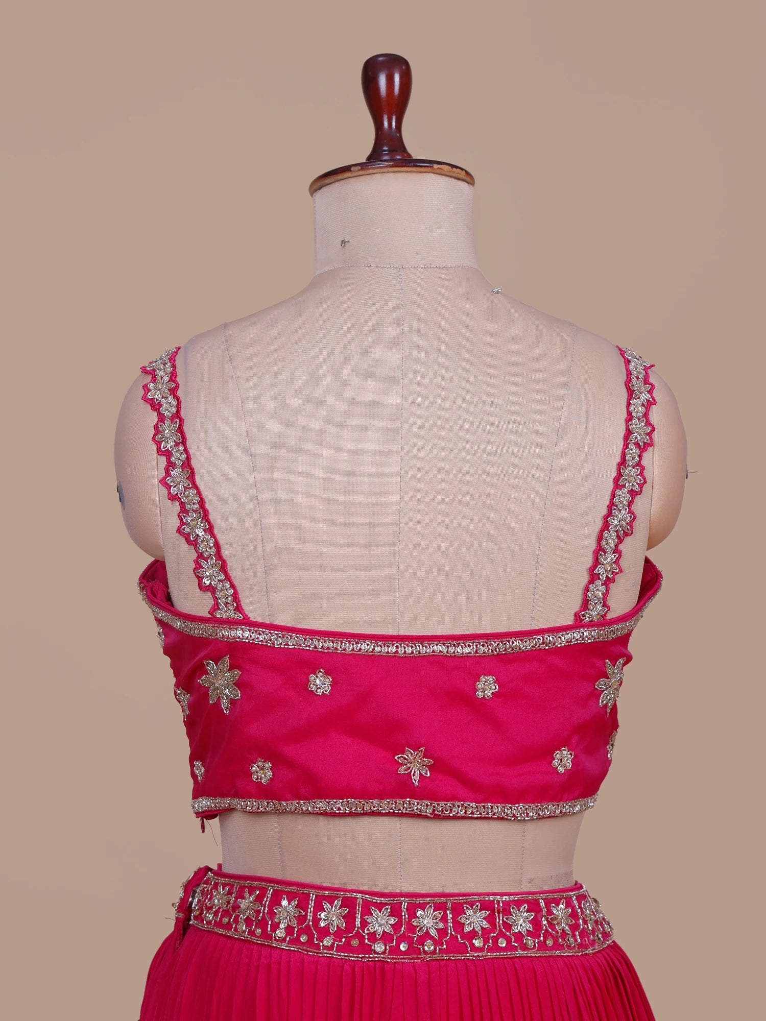 Pink Ethnic Glam Lehenga Crafted In Chinon With Elegant Sequin Work