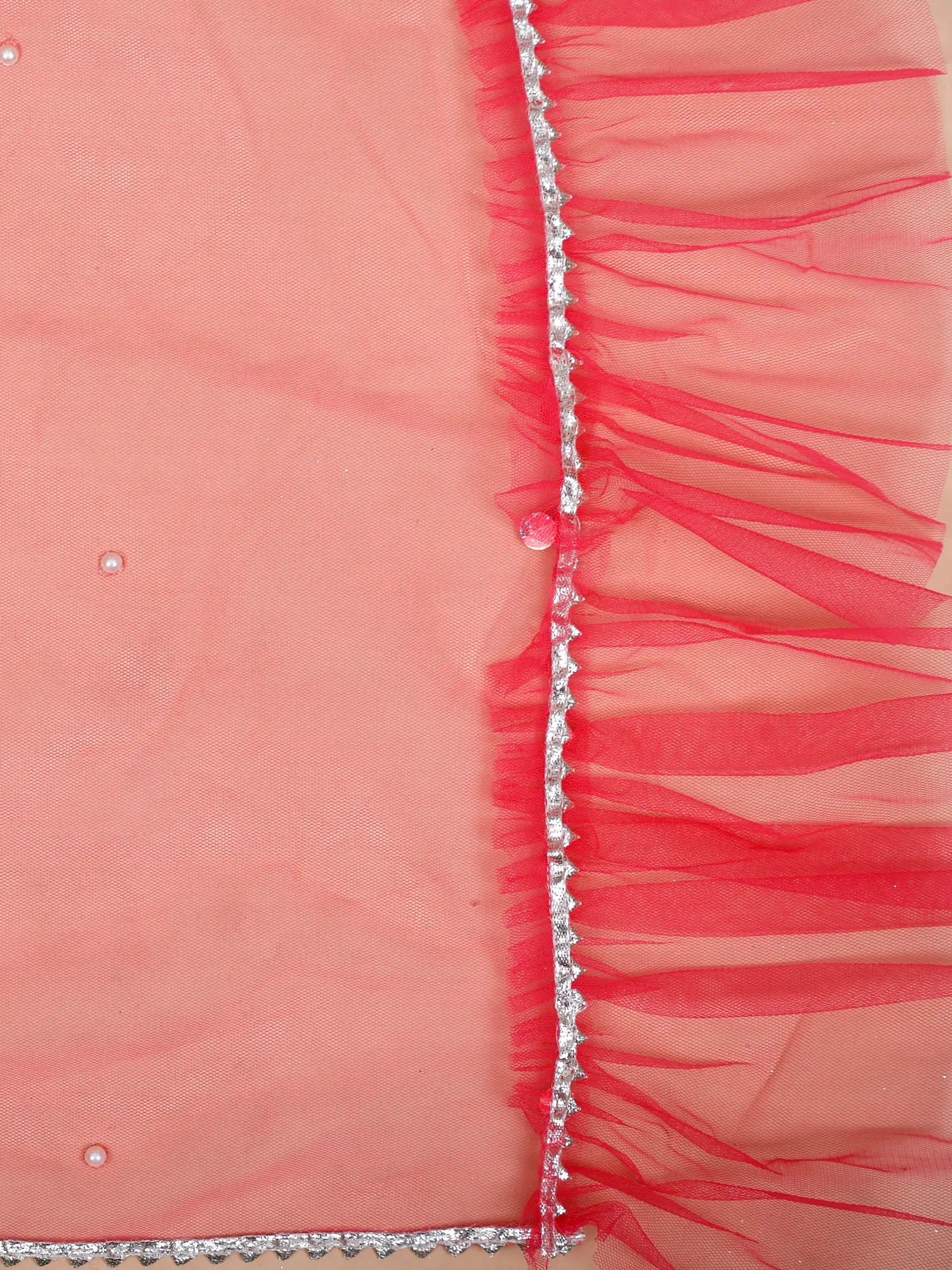 Multi Color Net Lehenga Party Wear Sequins Work Design