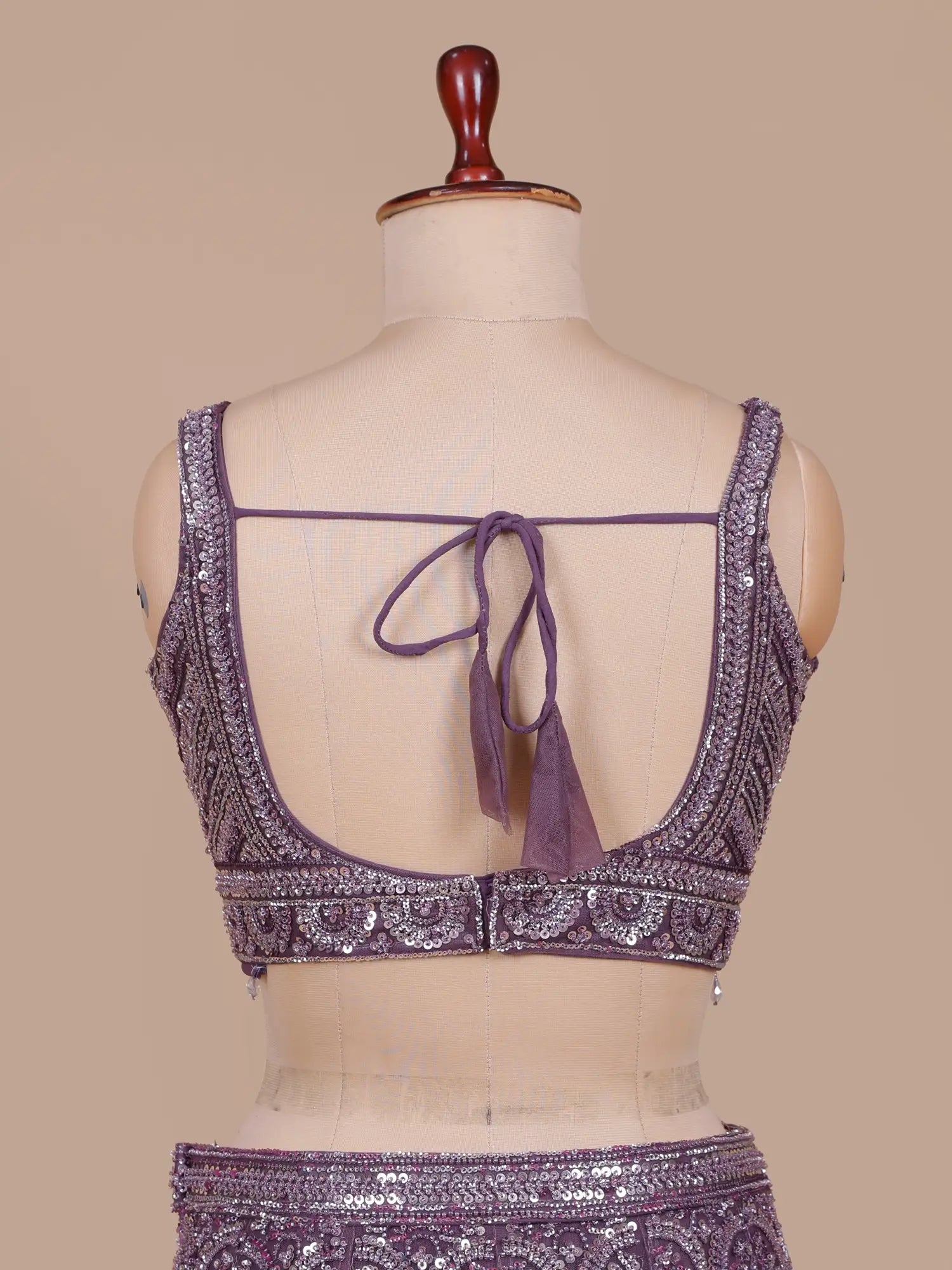 Dark Purple Fishcut Mermaid Lehenga Online Store With Luxury Detailing