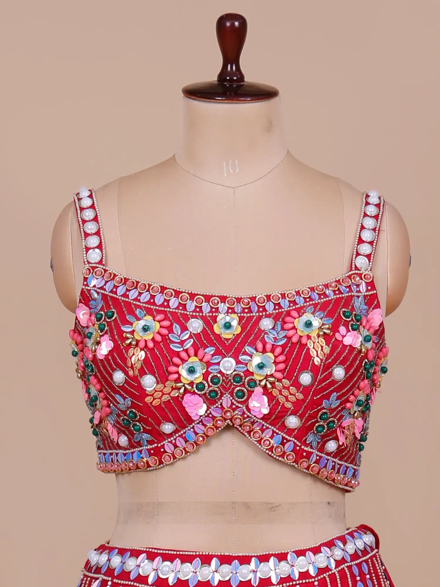 Buy Designer Red Silk Bridal Lehenga Choli For Weddings And Festive Events