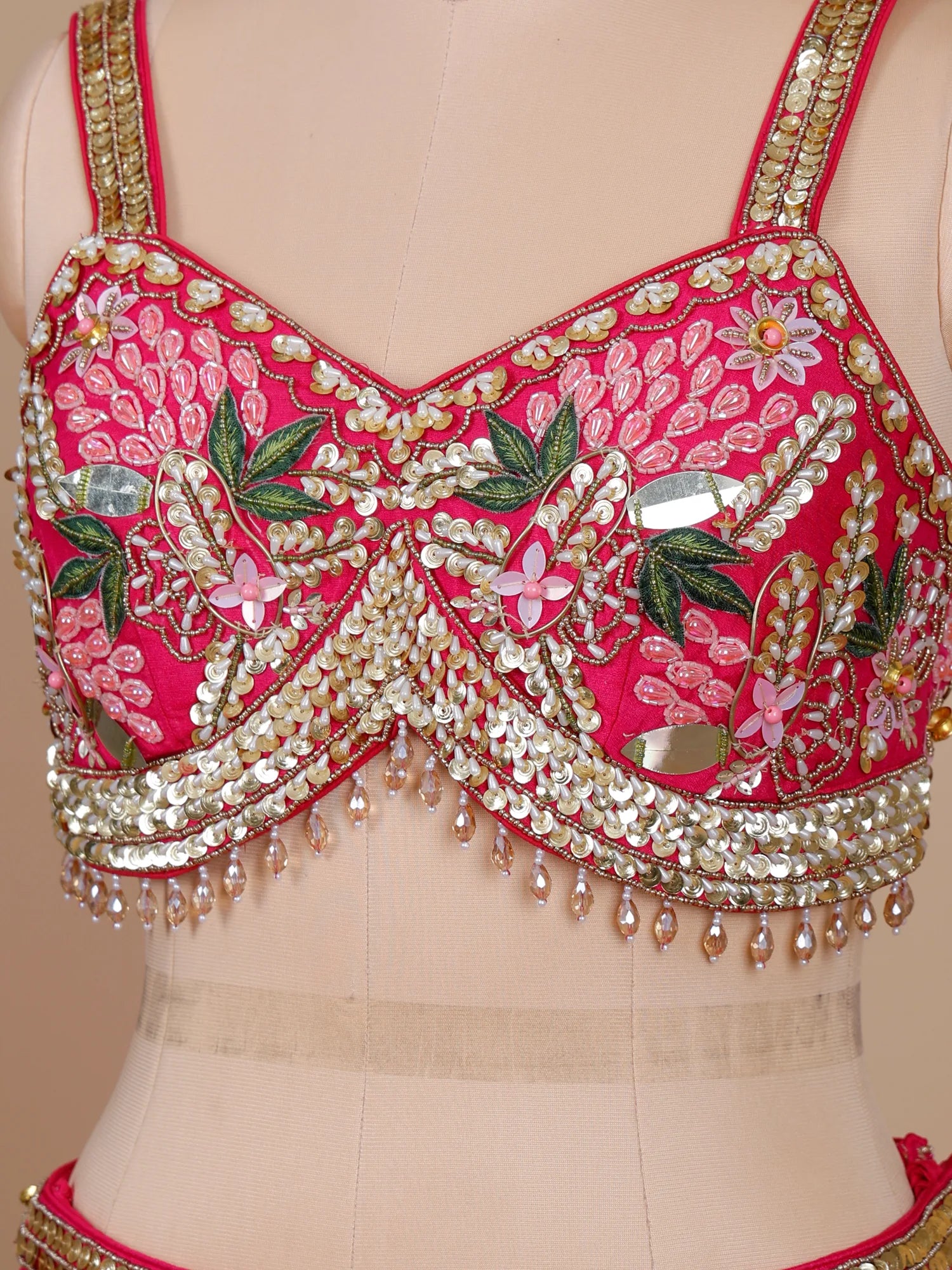 Buy Online Pink Luxury Wedding Lehenga Heavy Designer Work