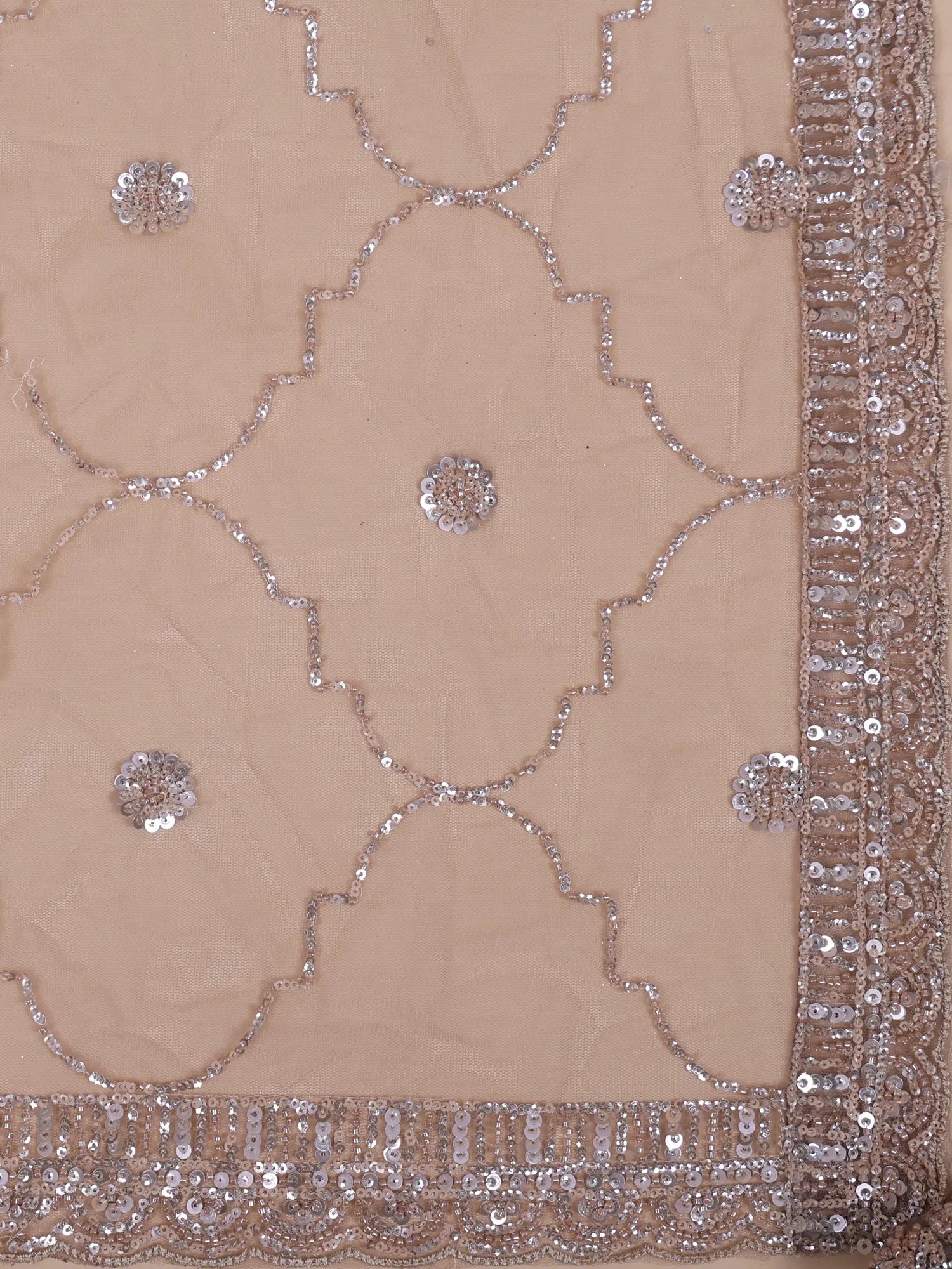 Metallic Taupe Elegant Designer Lehenga With Premium Finish