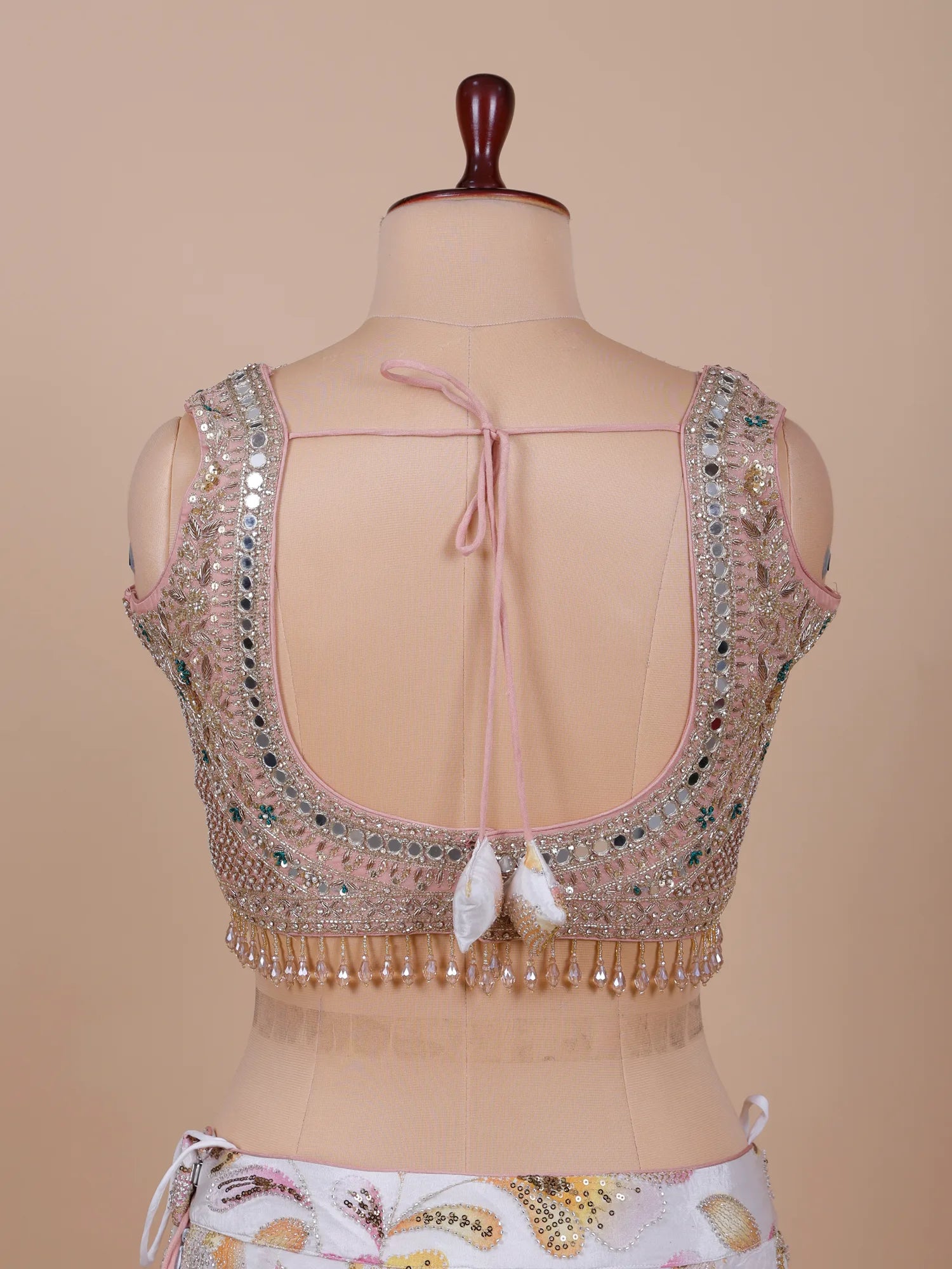 Trending Multi Floral Organza Lehenga Choli With Sequins Design