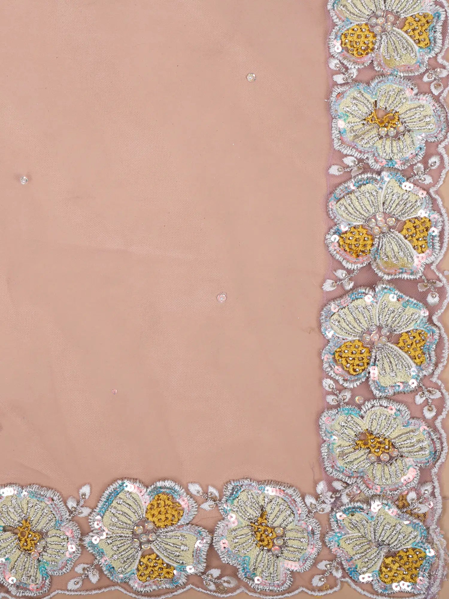 Stylish Lilac Party Wear Silk Lehenga Mirror Diamond Design