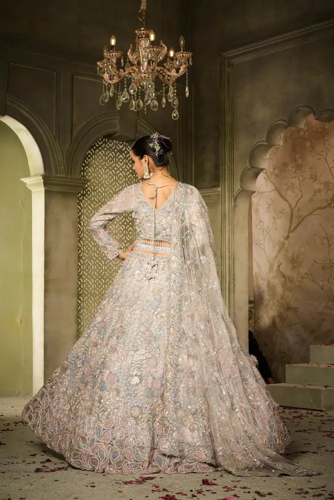 Premium Multi-Color Net Lehenga With Dupatta For A Regal Look Lehenga