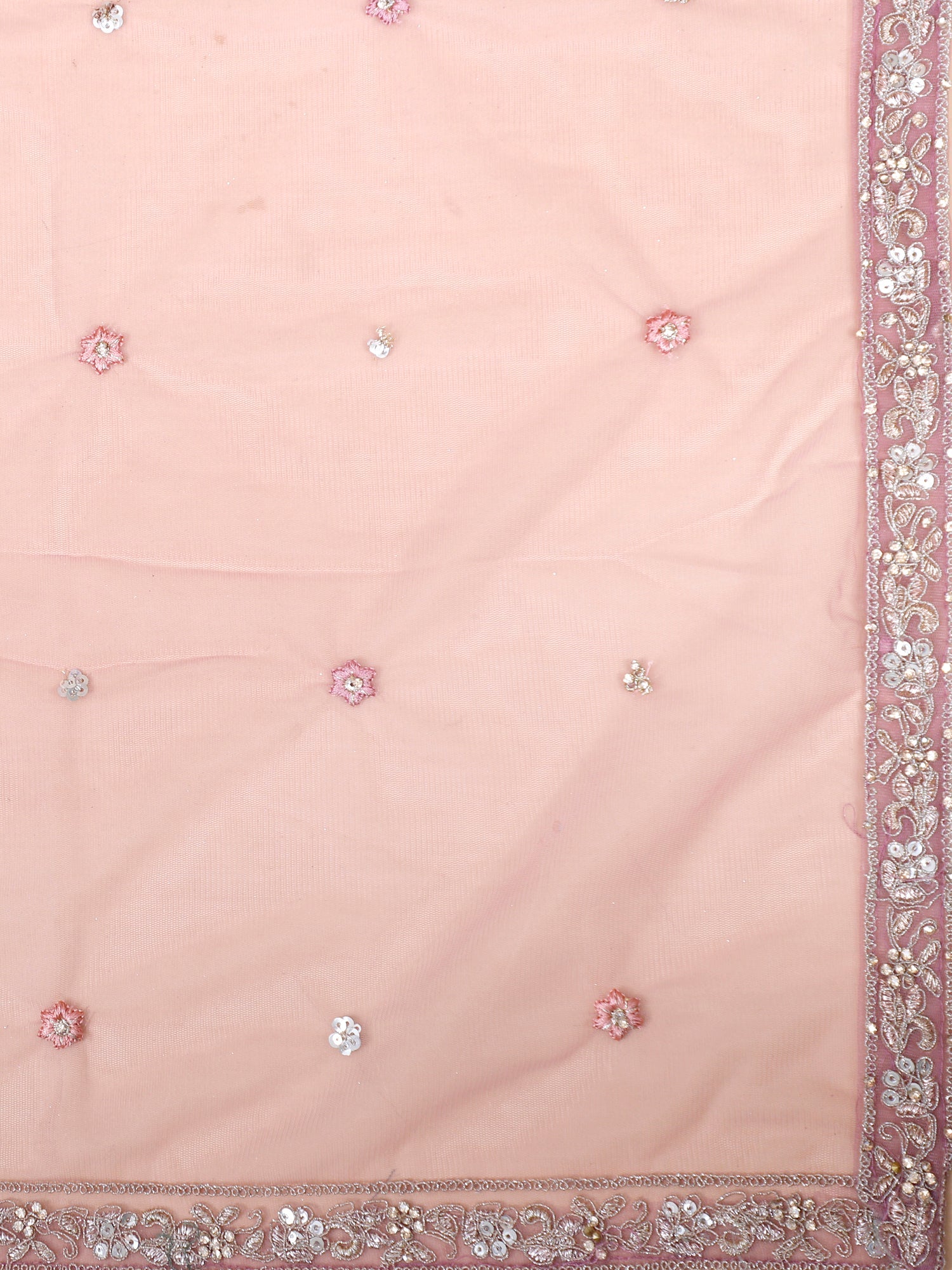 Twilight Velvet Multi-Thread Embroidered Lehenga with Jarkan