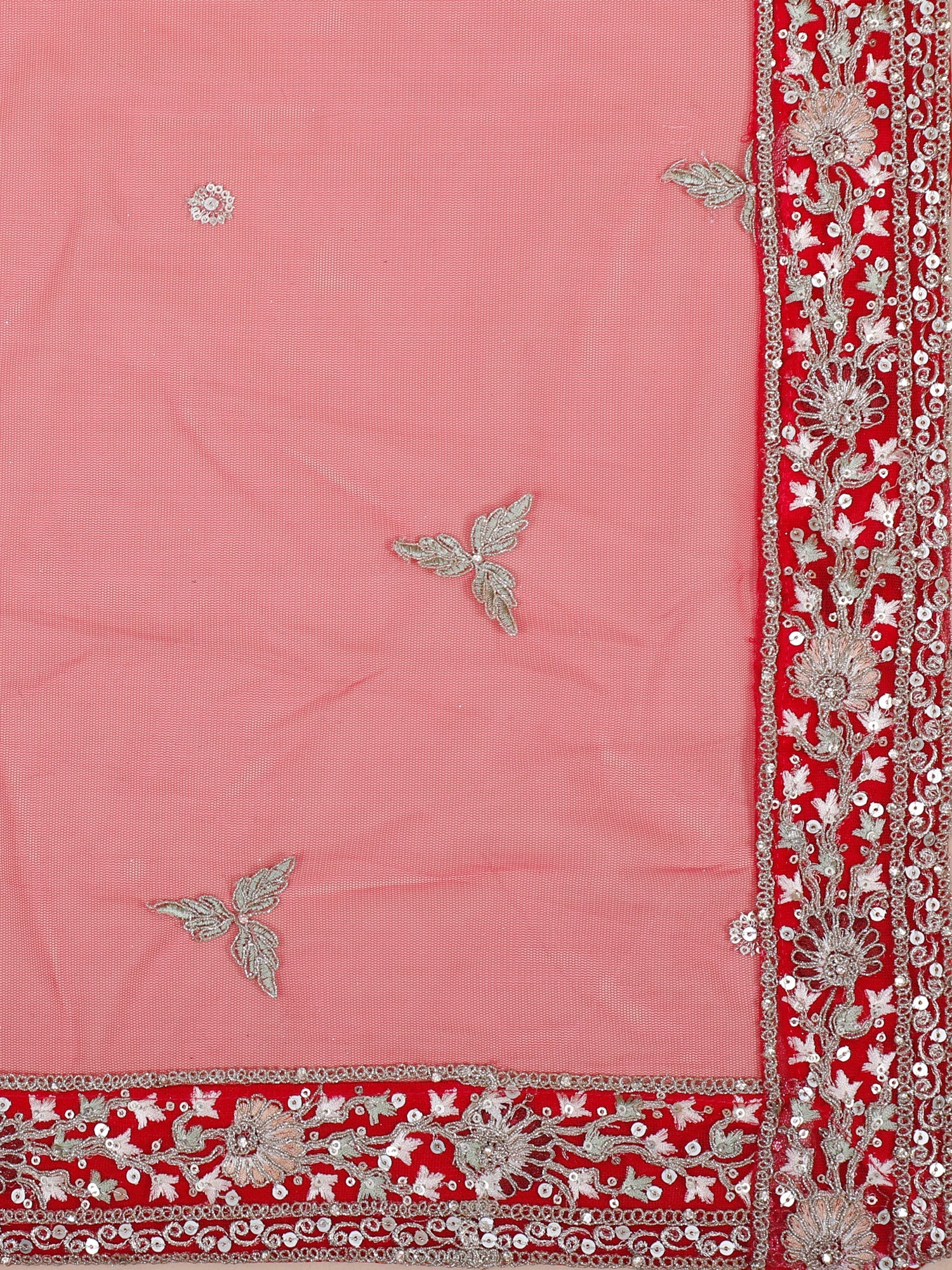 Queen’s Magenta Aura Hand Embroidered Luxury Lehenga