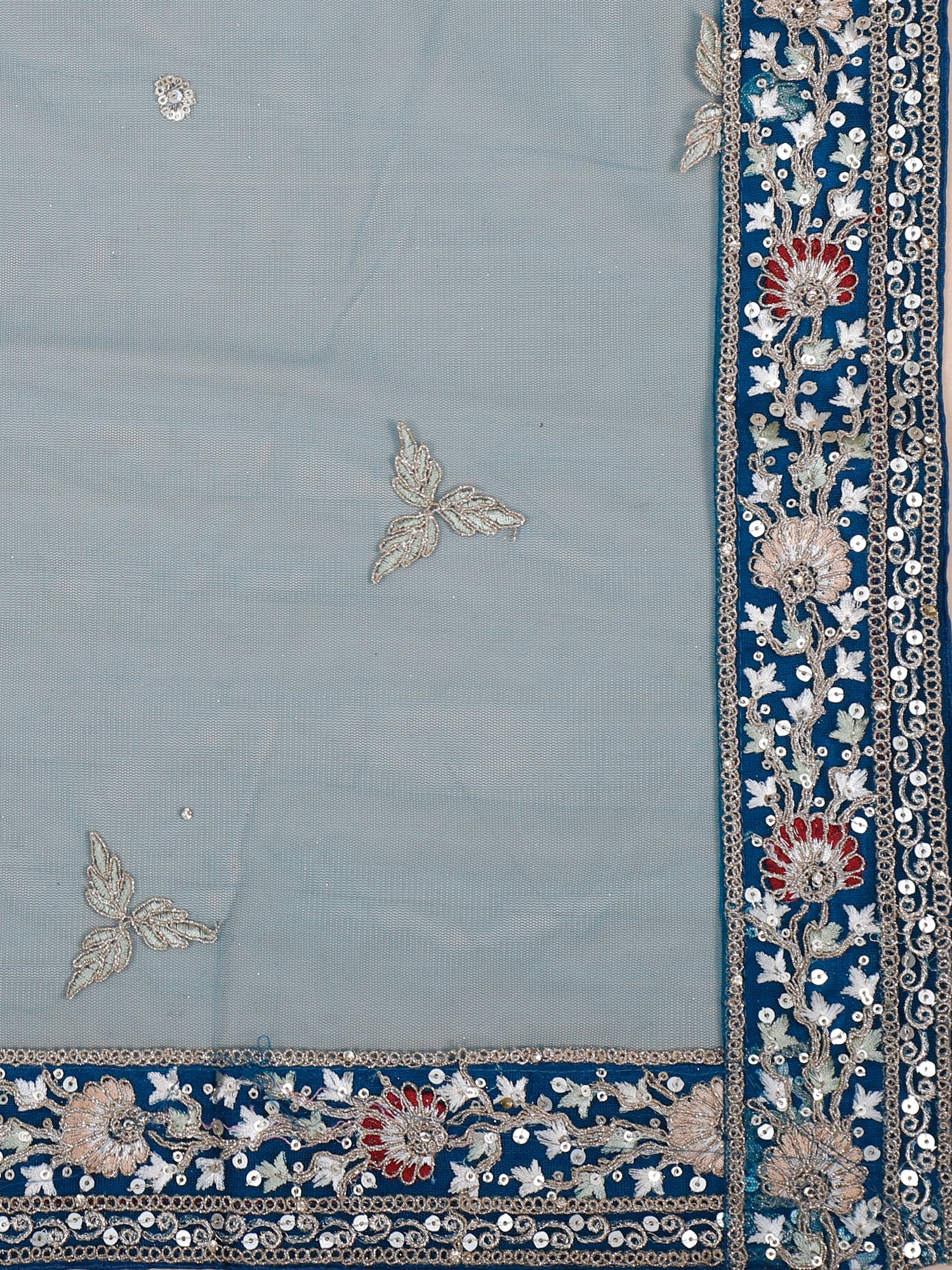 Rama Blue Mystic Tides Designer Jarkan Lehenga