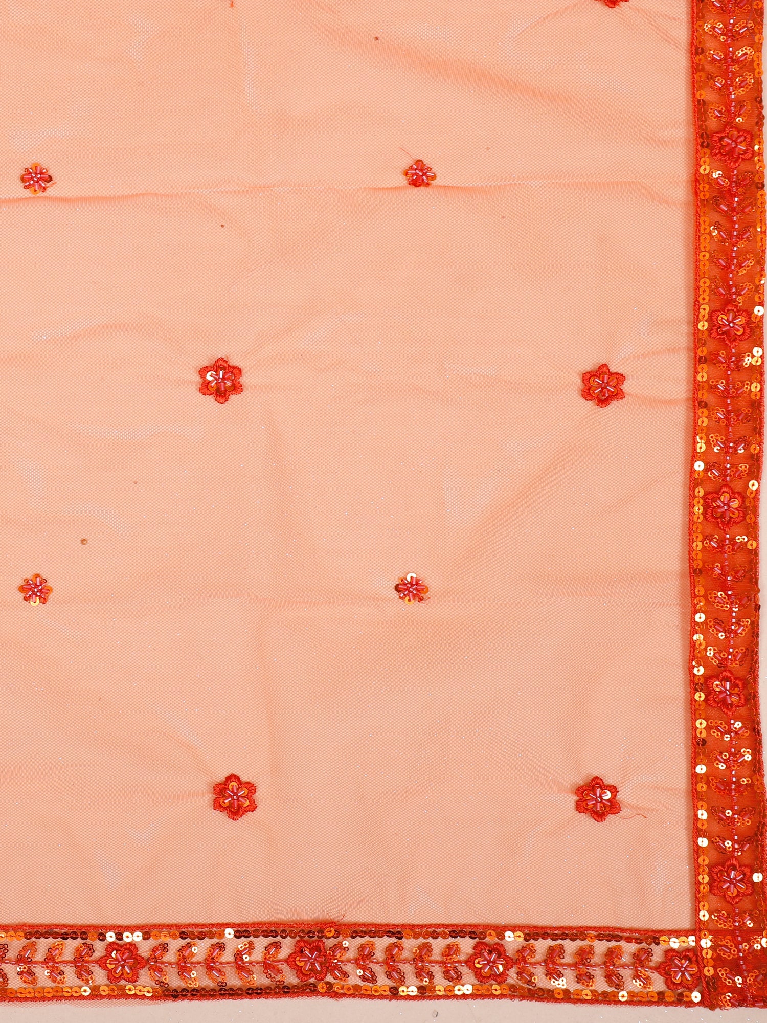 Red Inferno Royale Jarkan Sequence Luxury Lehenga