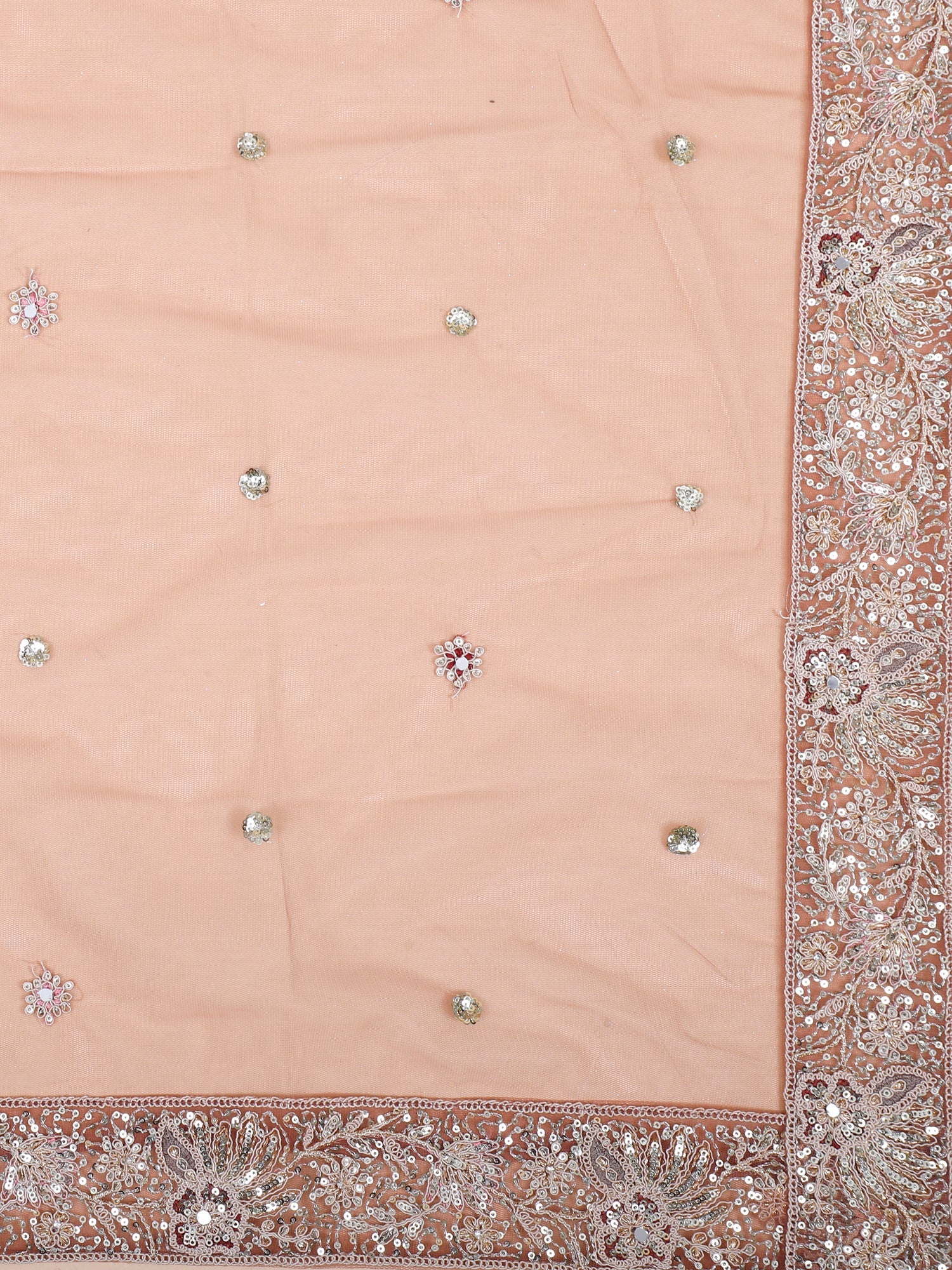 Peach Blush Dynasty Hand-Embellished Designer Lehenga