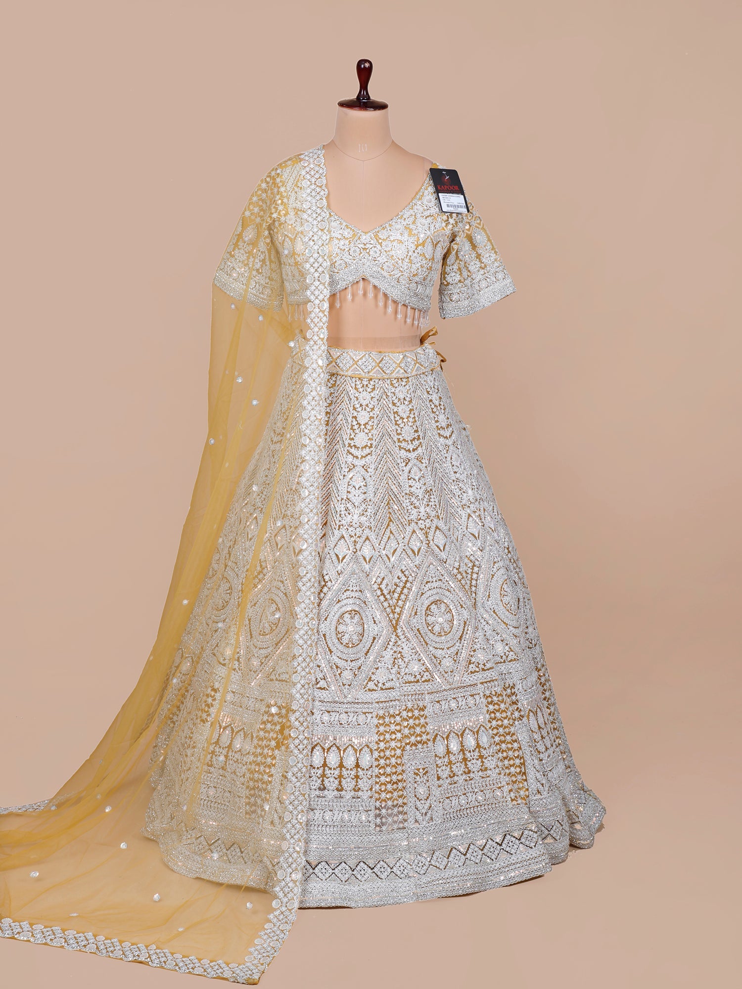 Eternal Sunehra Splendor Premium Net Embroidery Lehenga