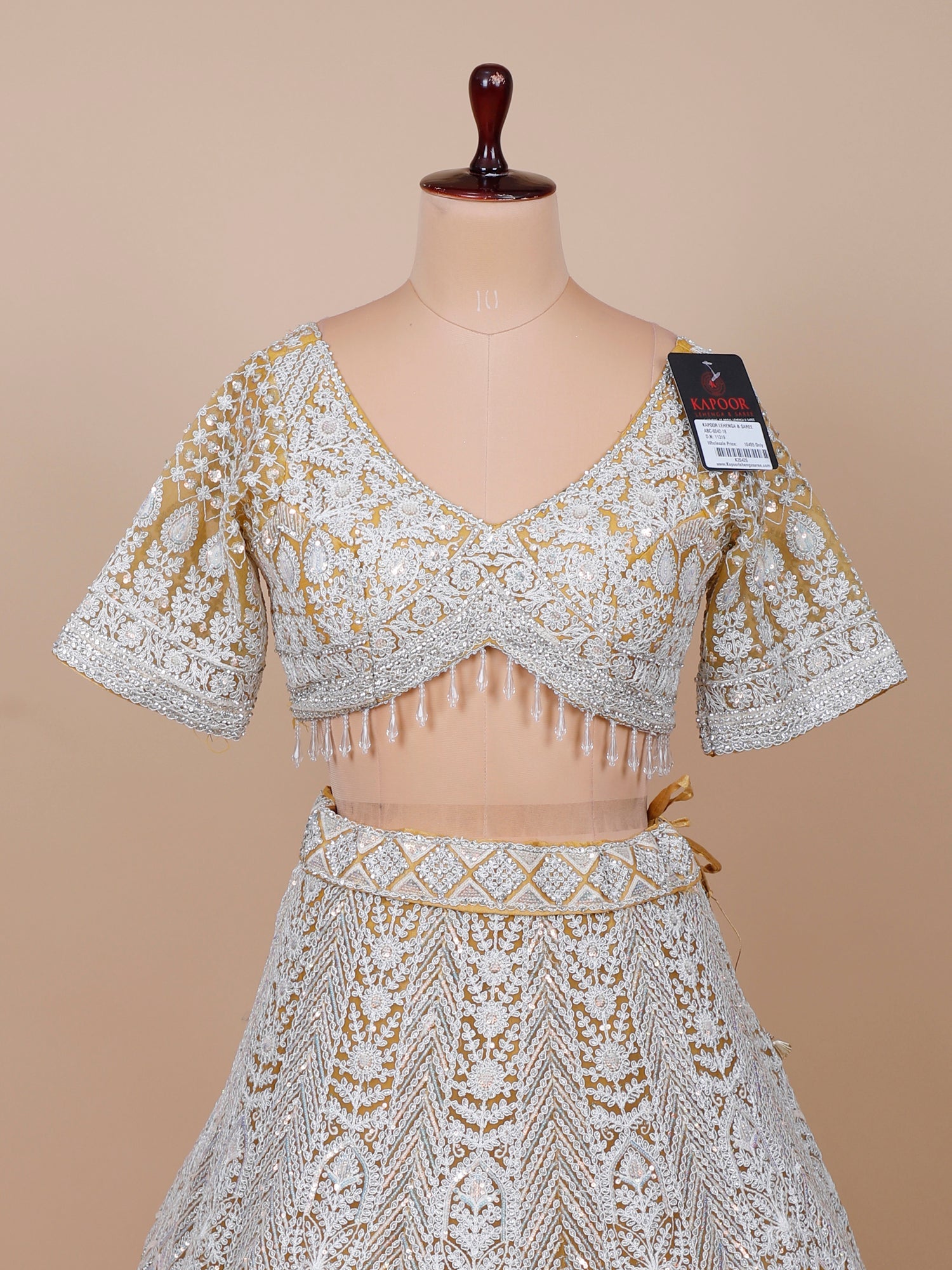 Eternal Sunehra Splendor Premium Net Embroidery Lehenga