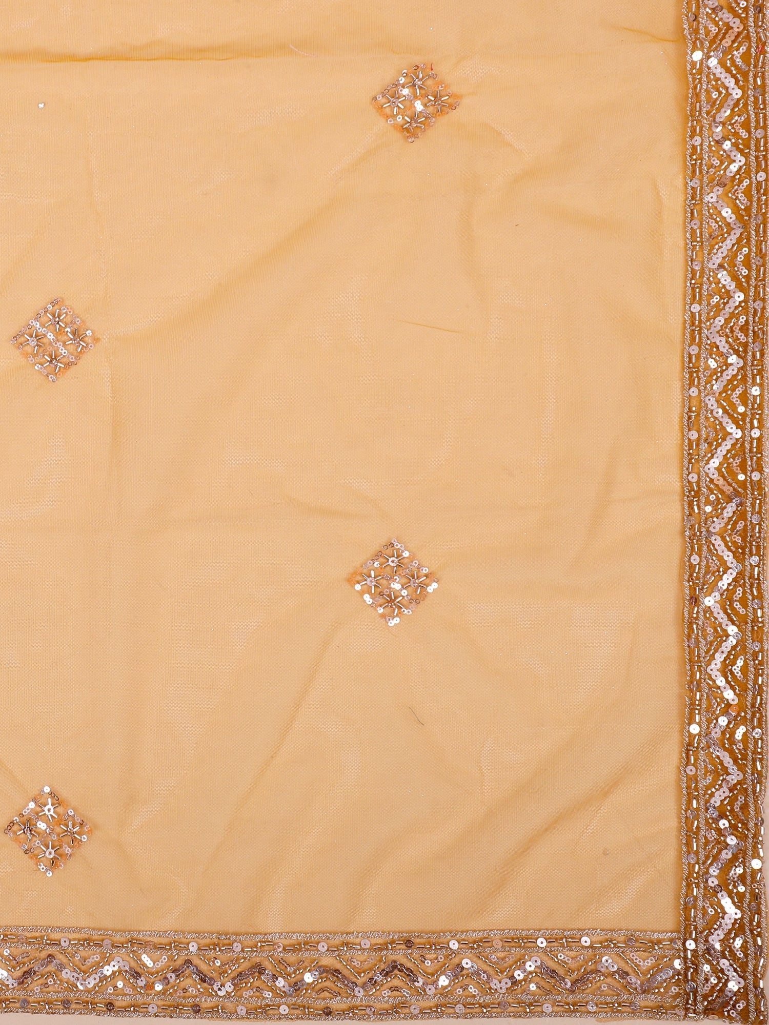 Mustard Gold Aura Royale Hand-Embellished Lehenga