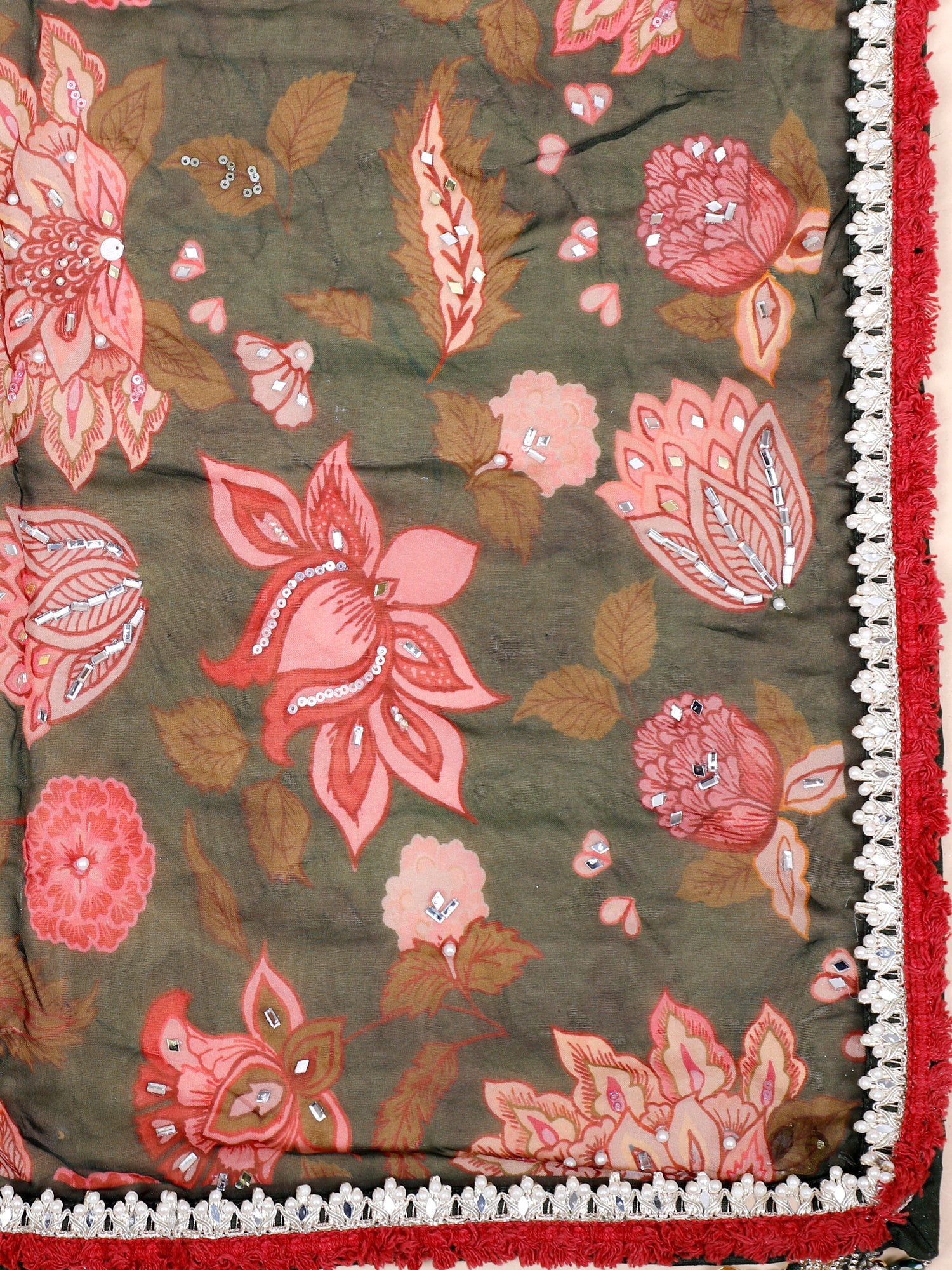 Multicolour Regal Opulence Hand-Embellished Suit