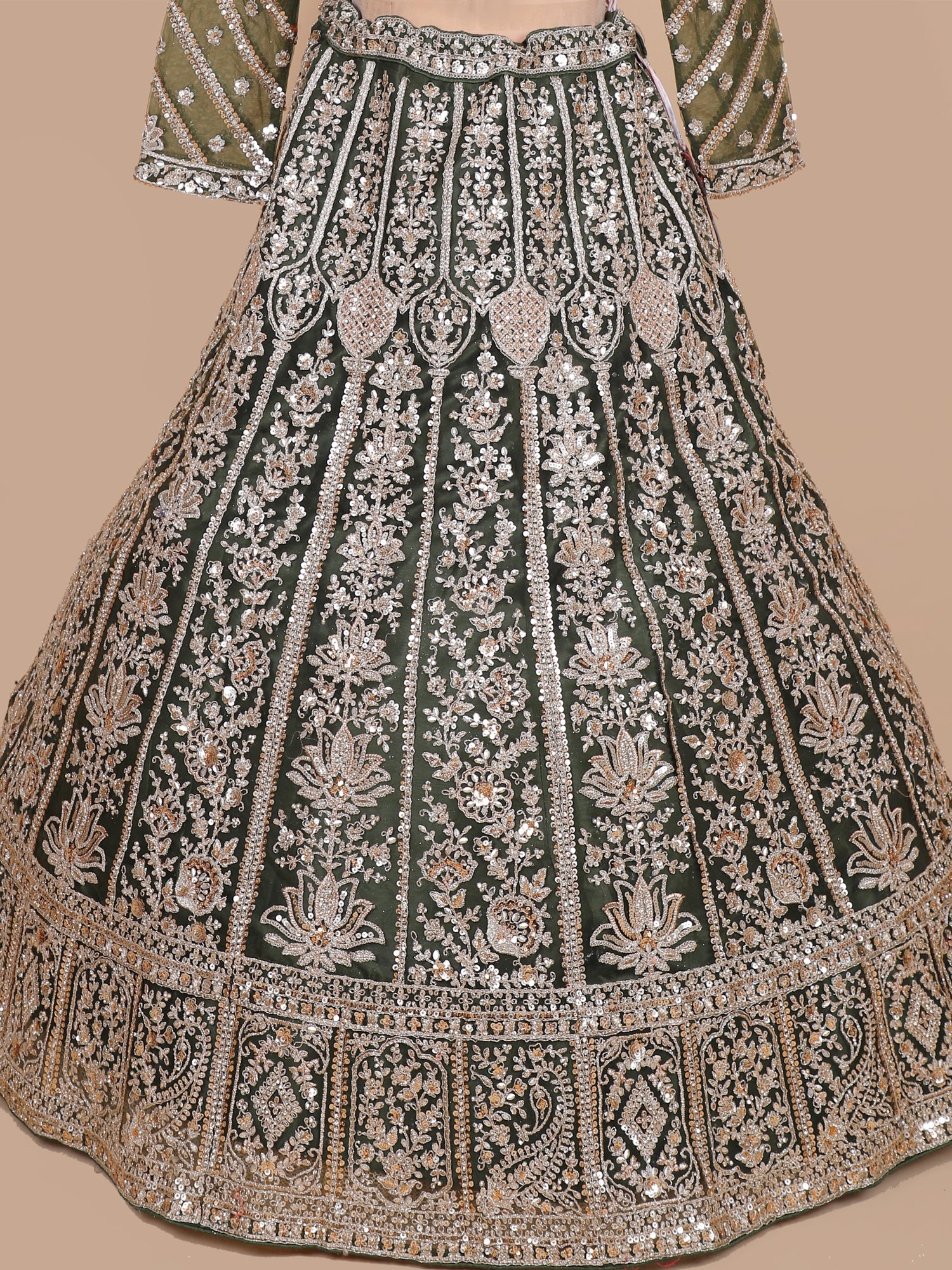Army Regal Diamond Glow Lehenga