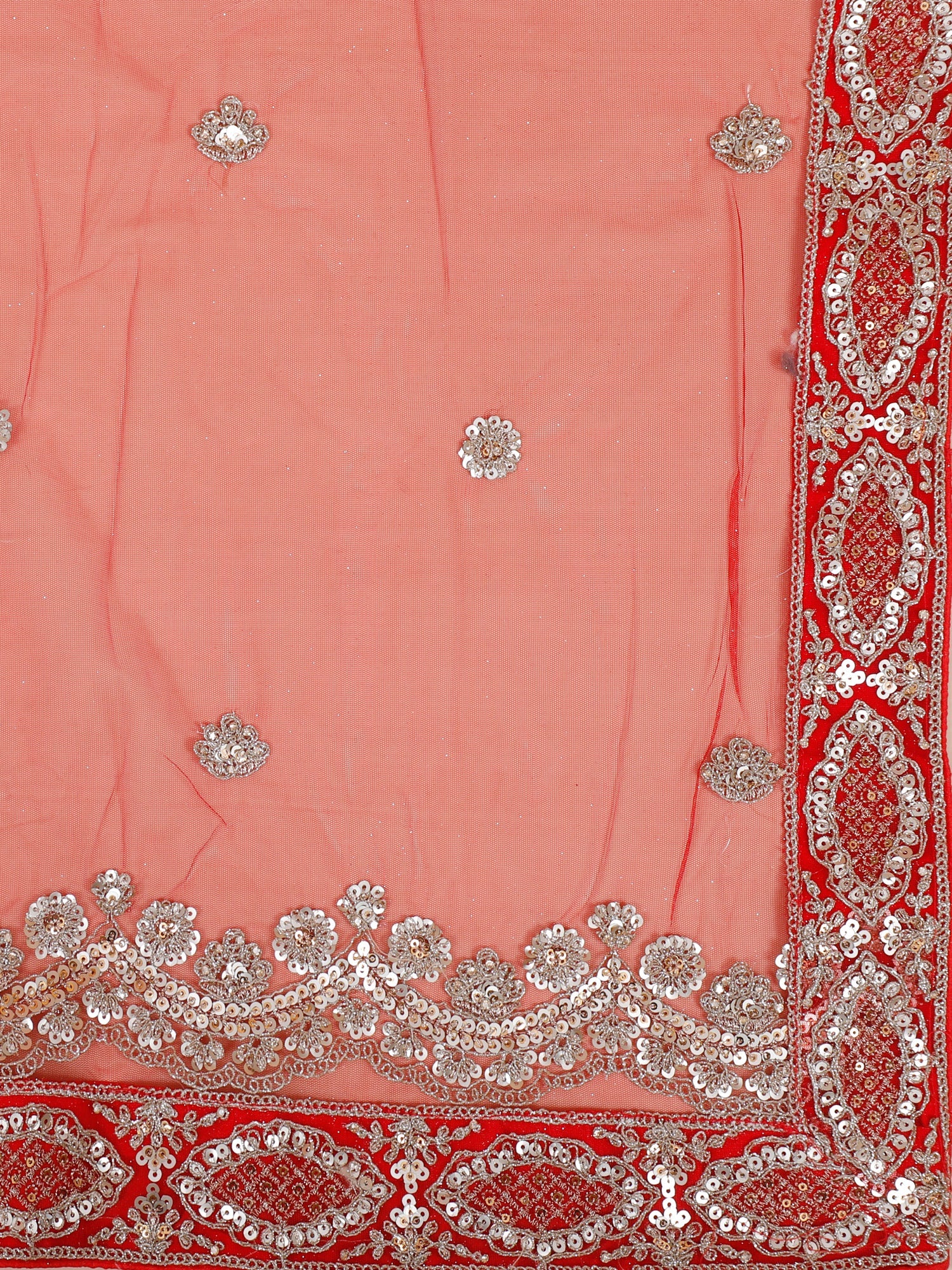 Royal Rust Sparkling Handwork Lehenga