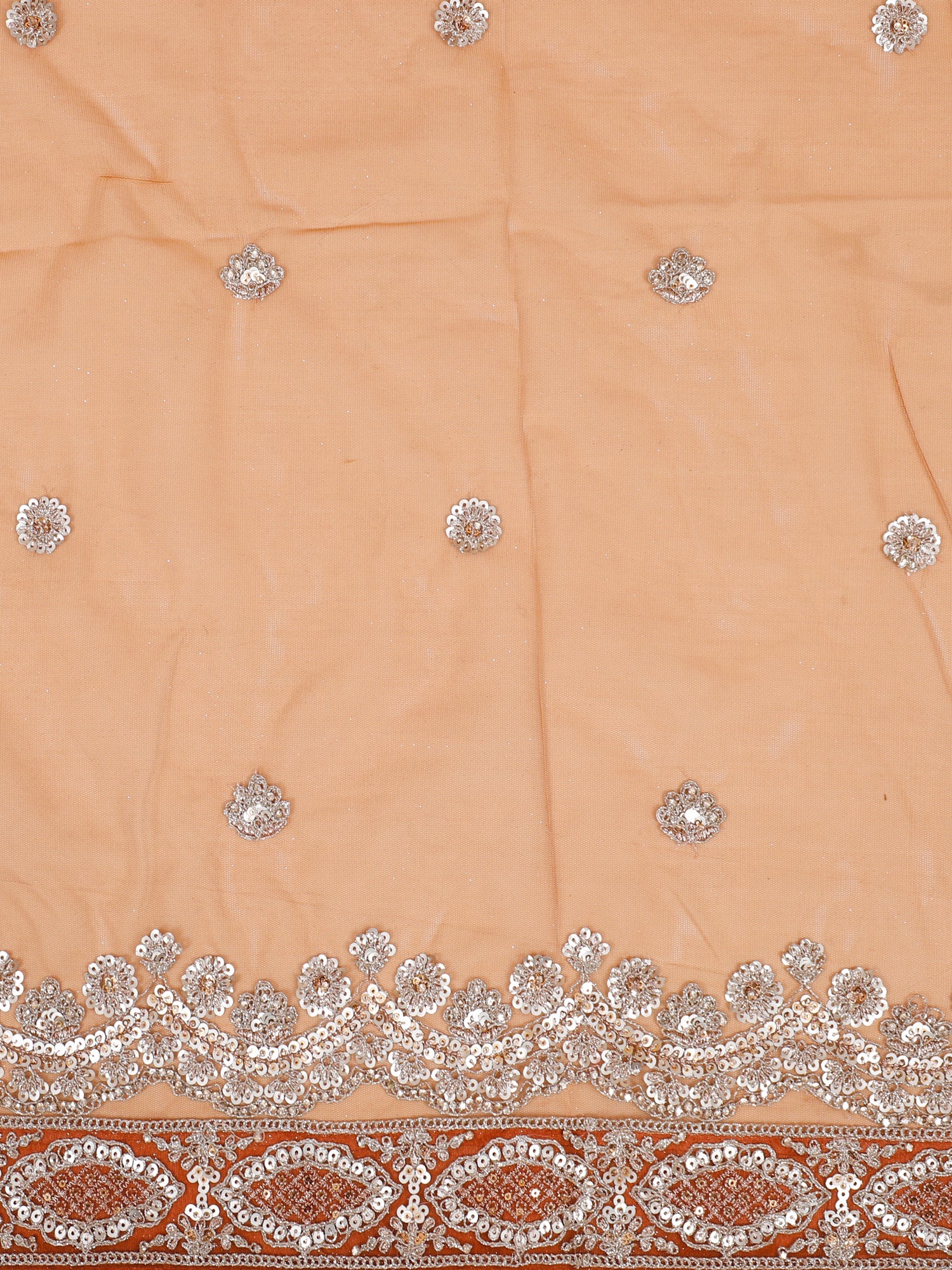 Mustard Royale Net Lehenga with Jarkan Diamond